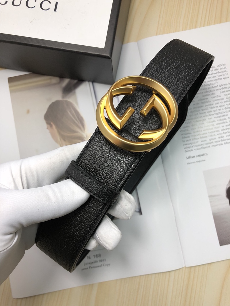 Gucci Leather Belt Top Grain Leather