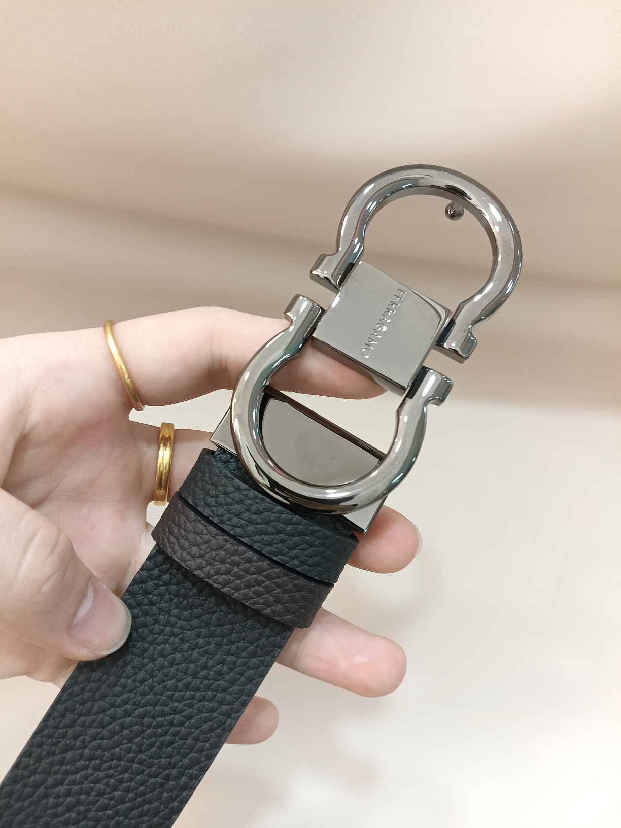 Salvatore Ferragamo Leather Belt M