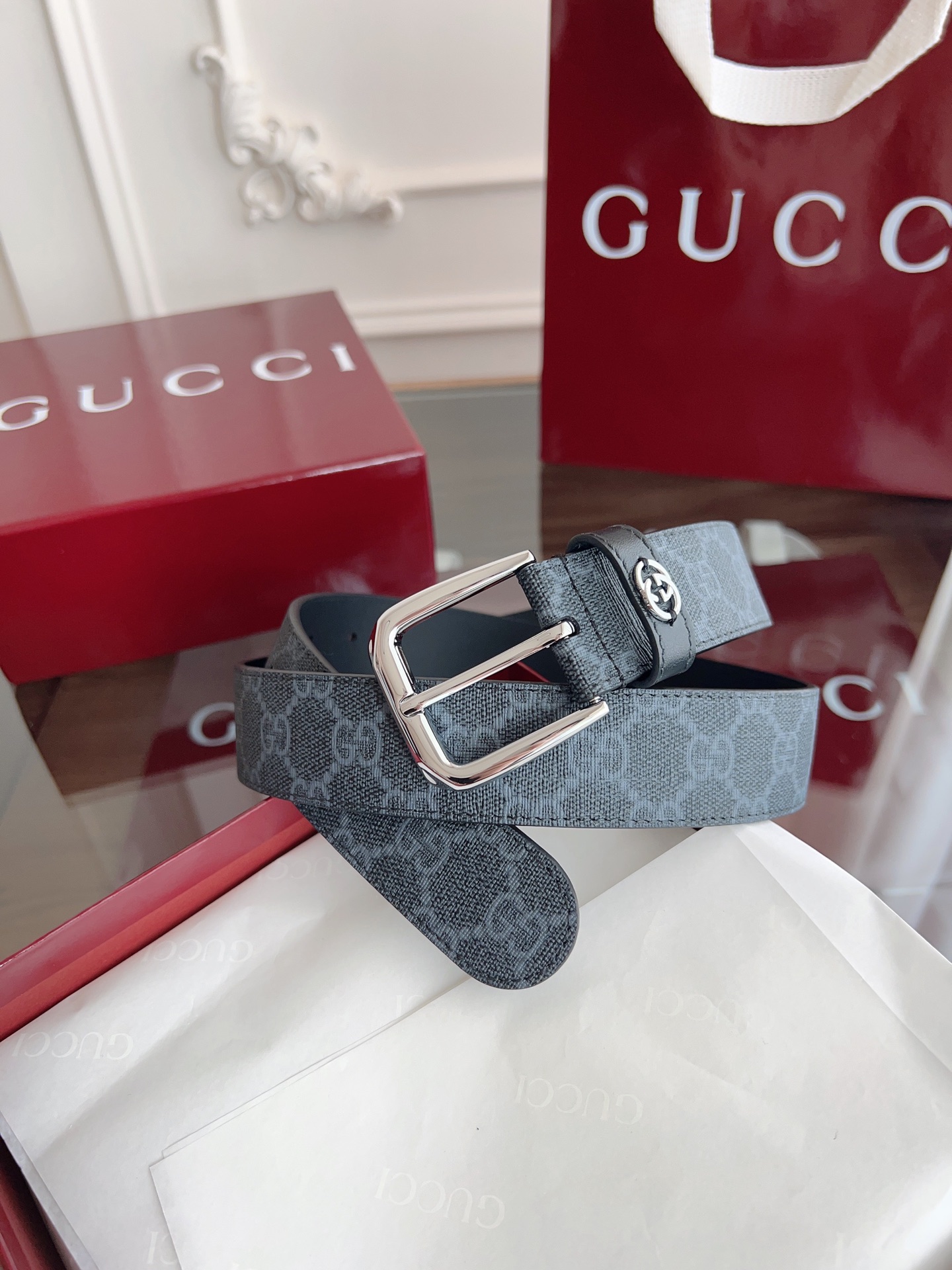 Gucci Basic Belt Black M