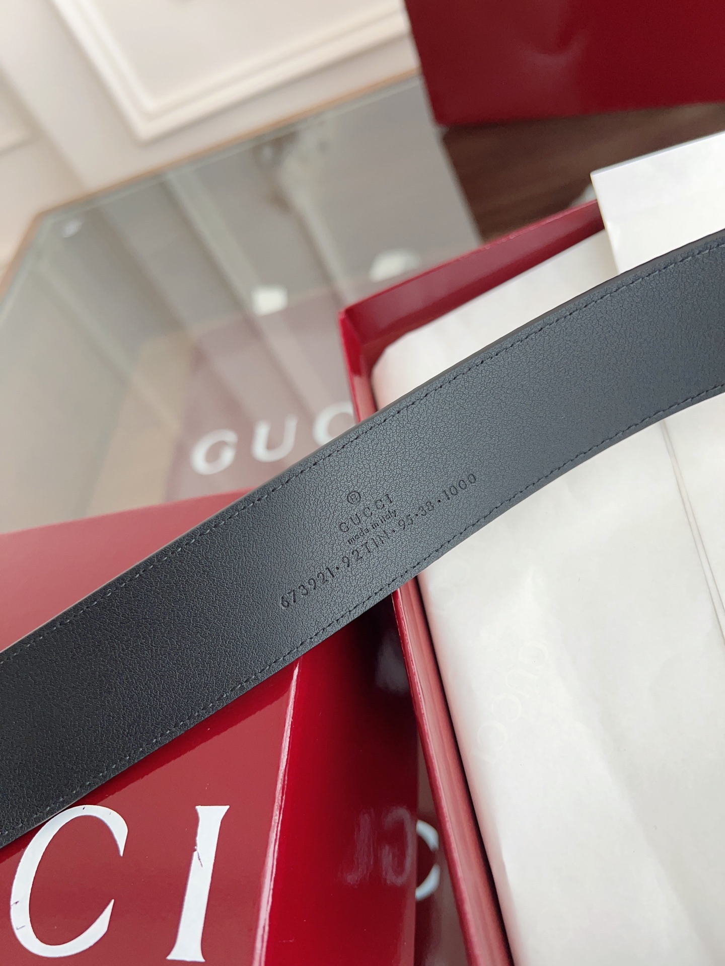 Gucci Basic Belt Black M