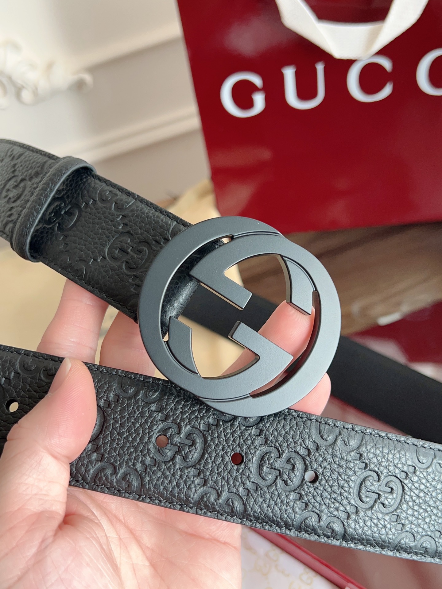 Gucci Basic Belt 40mm-l