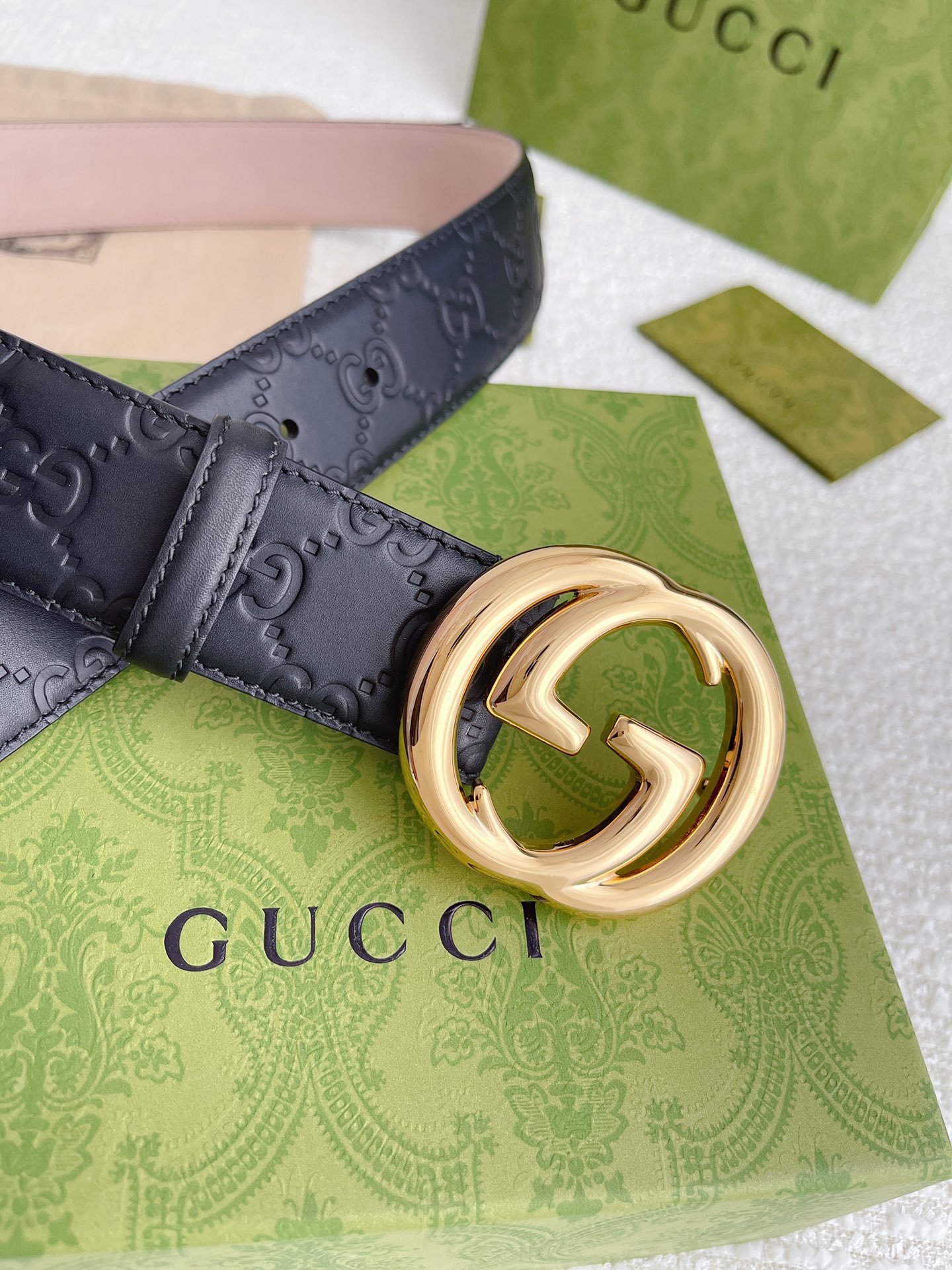 Gucci Basic Belt Cow Leather M