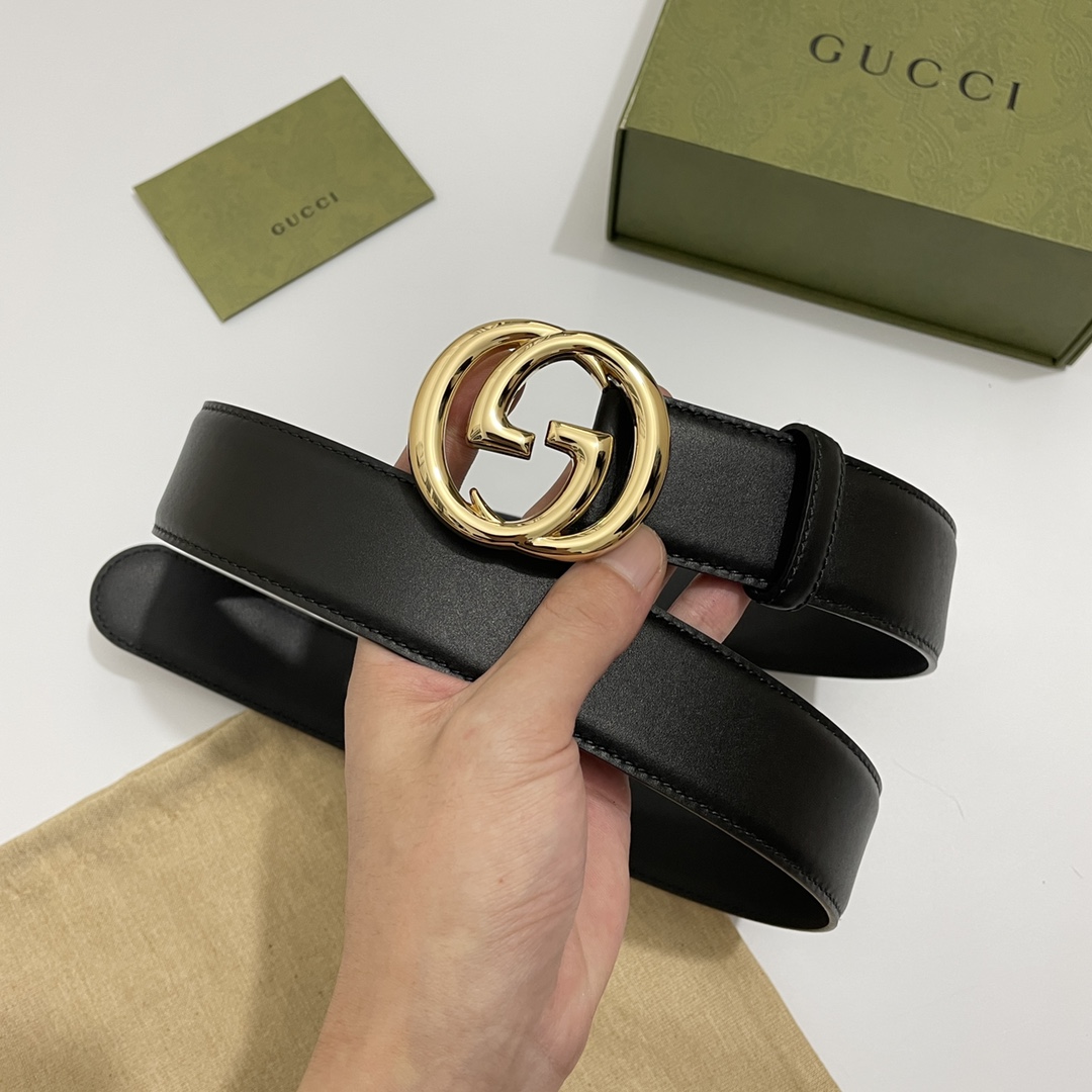 Gucci Male Basic Belt Cow Leather