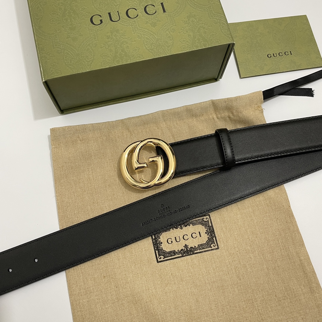 Gucci Male Basic Belt Cow Leather