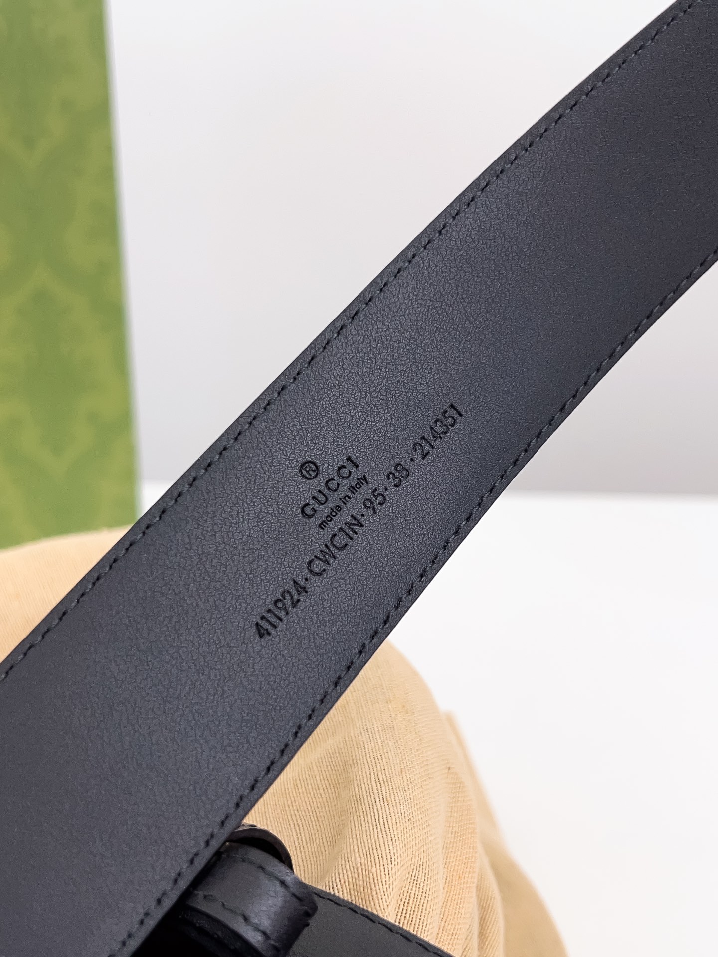 Gucci Basic Belt Silver 125cm