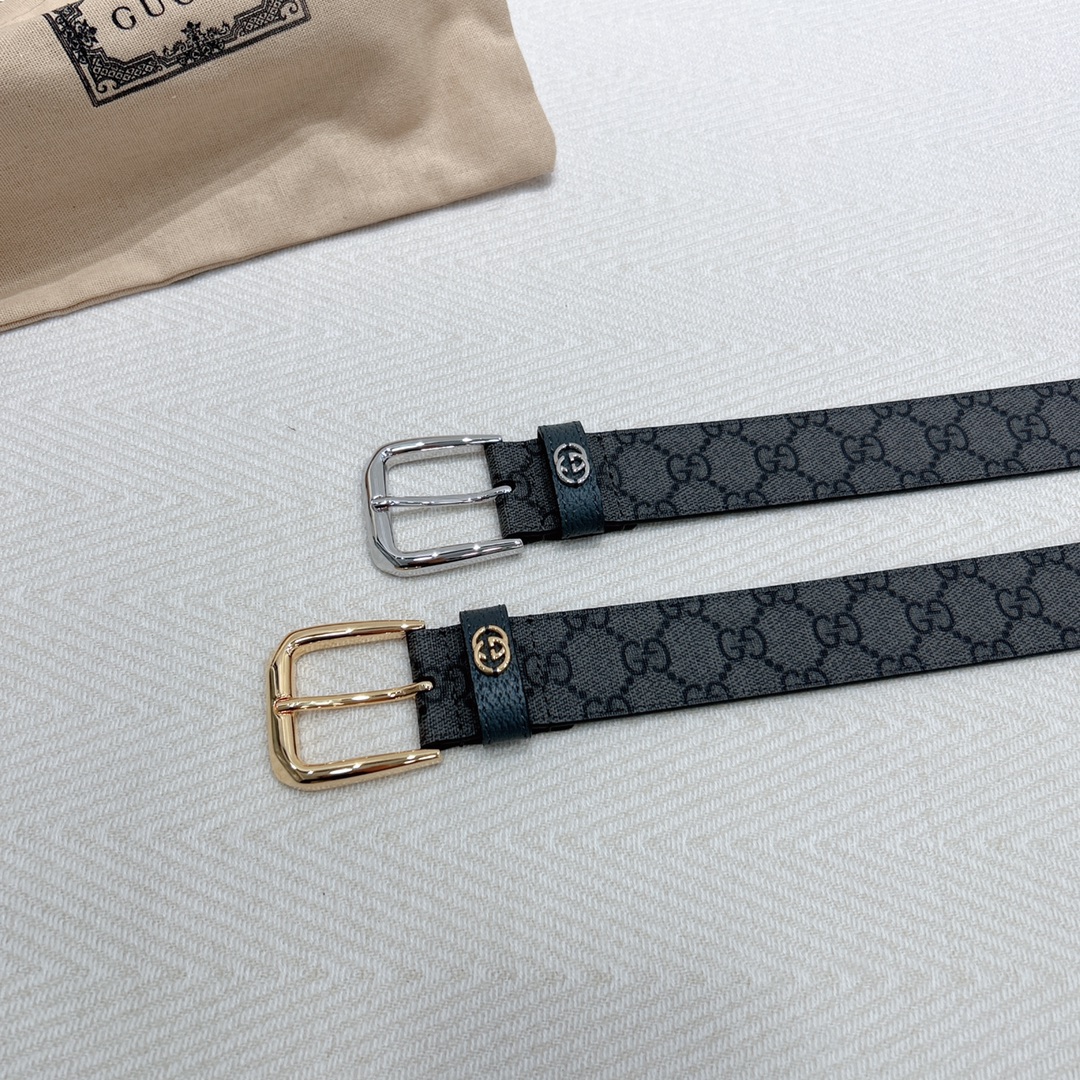 Gucci Male Basic Belt Canvas S-m
