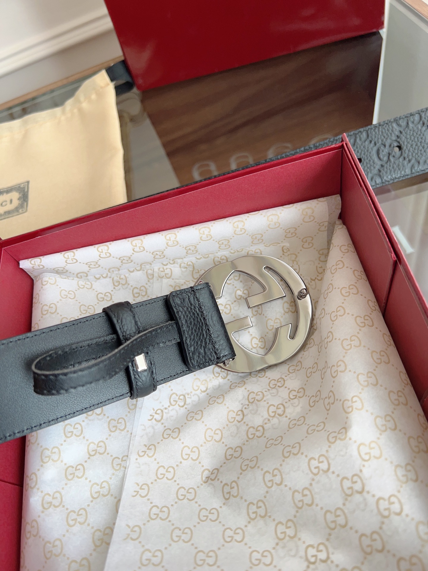 Gucci Basic Belt 40mm-l