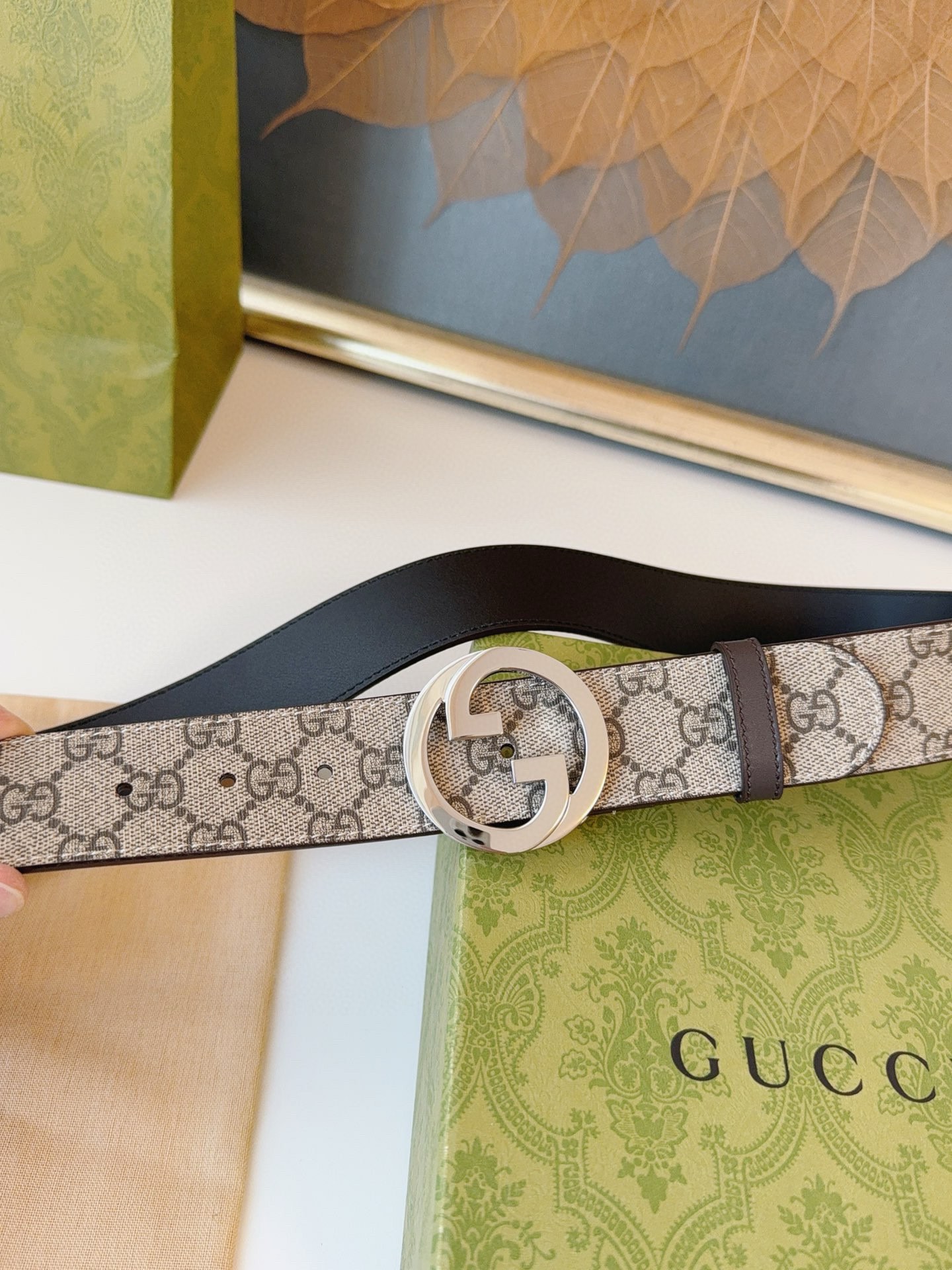 Gucci Basic Belt Top Grain Leather 0mm