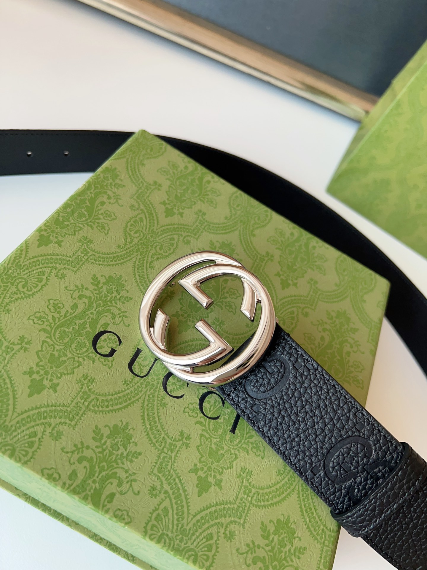 Gucci Basic Belt Cow Leather M