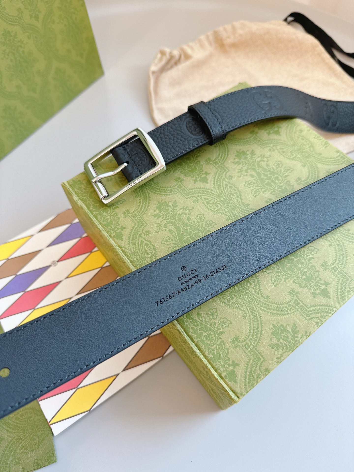 Gucci Pin Buckle Belt Black