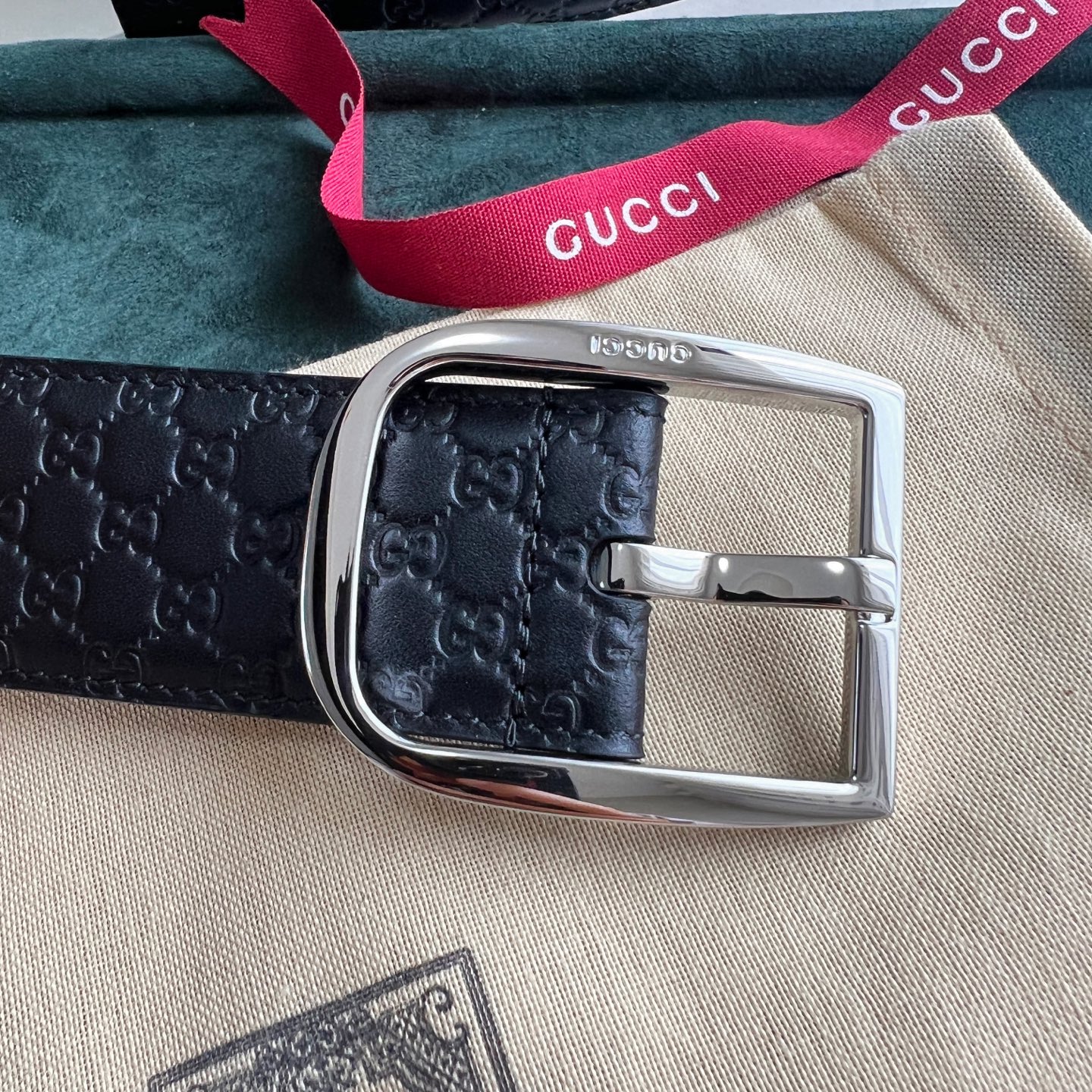 Gucci Basic Belt Cow Leather 40mm-m-l