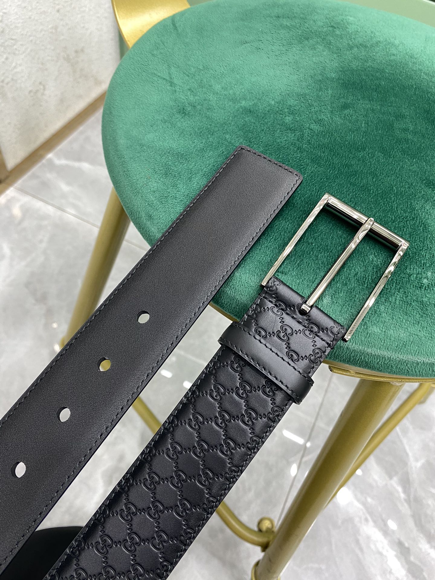 Gucci Pin Buckle Belt Black