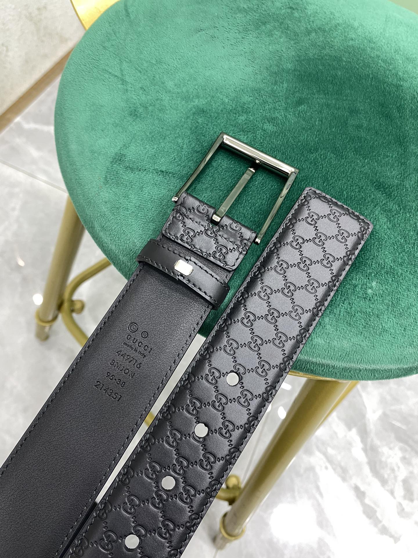 Gucci Pin Buckle Belt Black