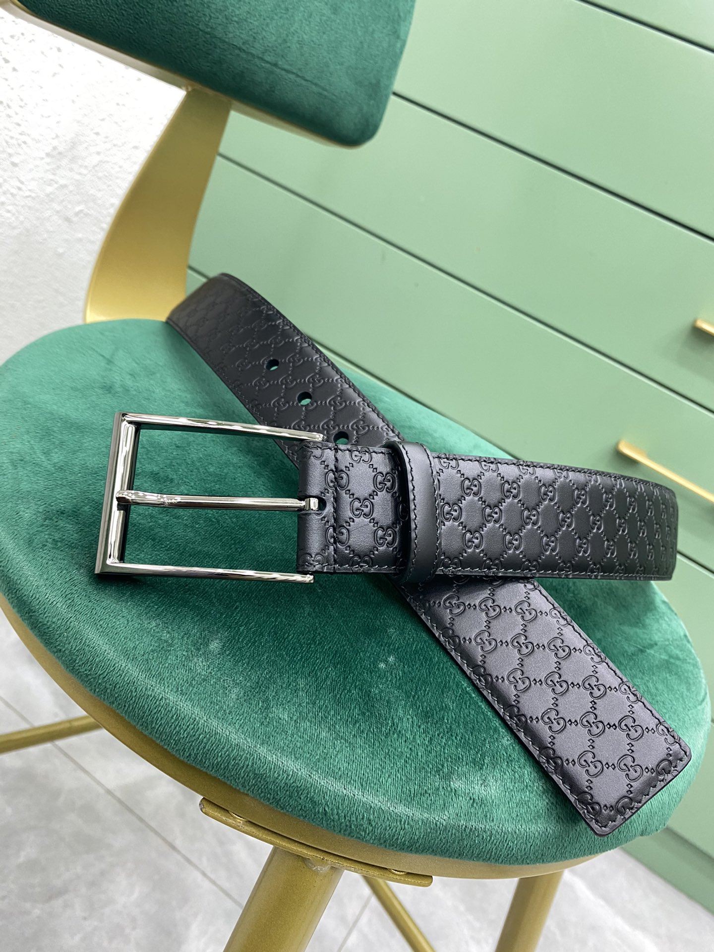 Gucci Pin Buckle Belt Black