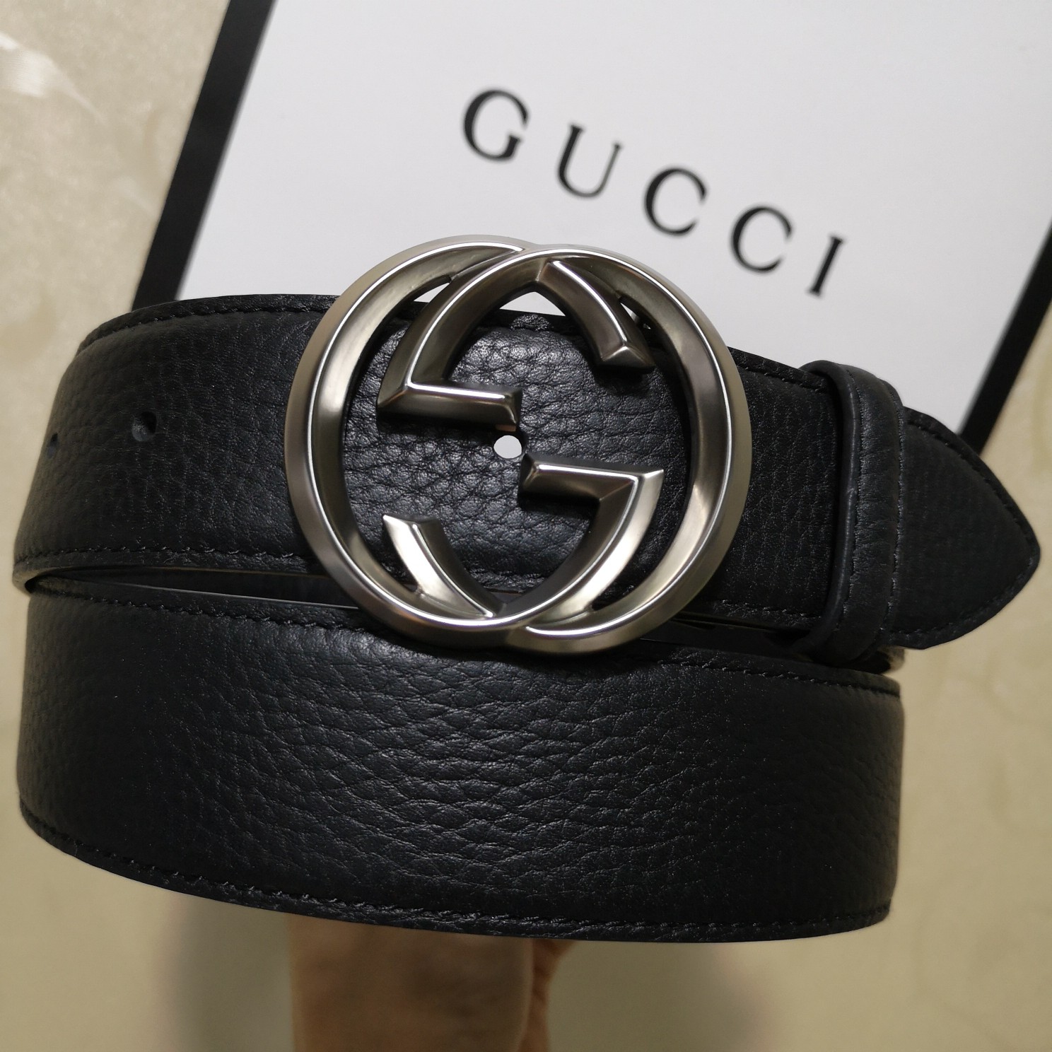 Gucci Basic Belt Top Grain Leather M