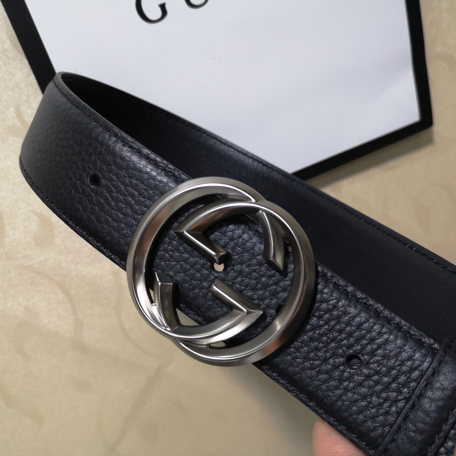 Gucci Basic Belt Top Grain Leather M