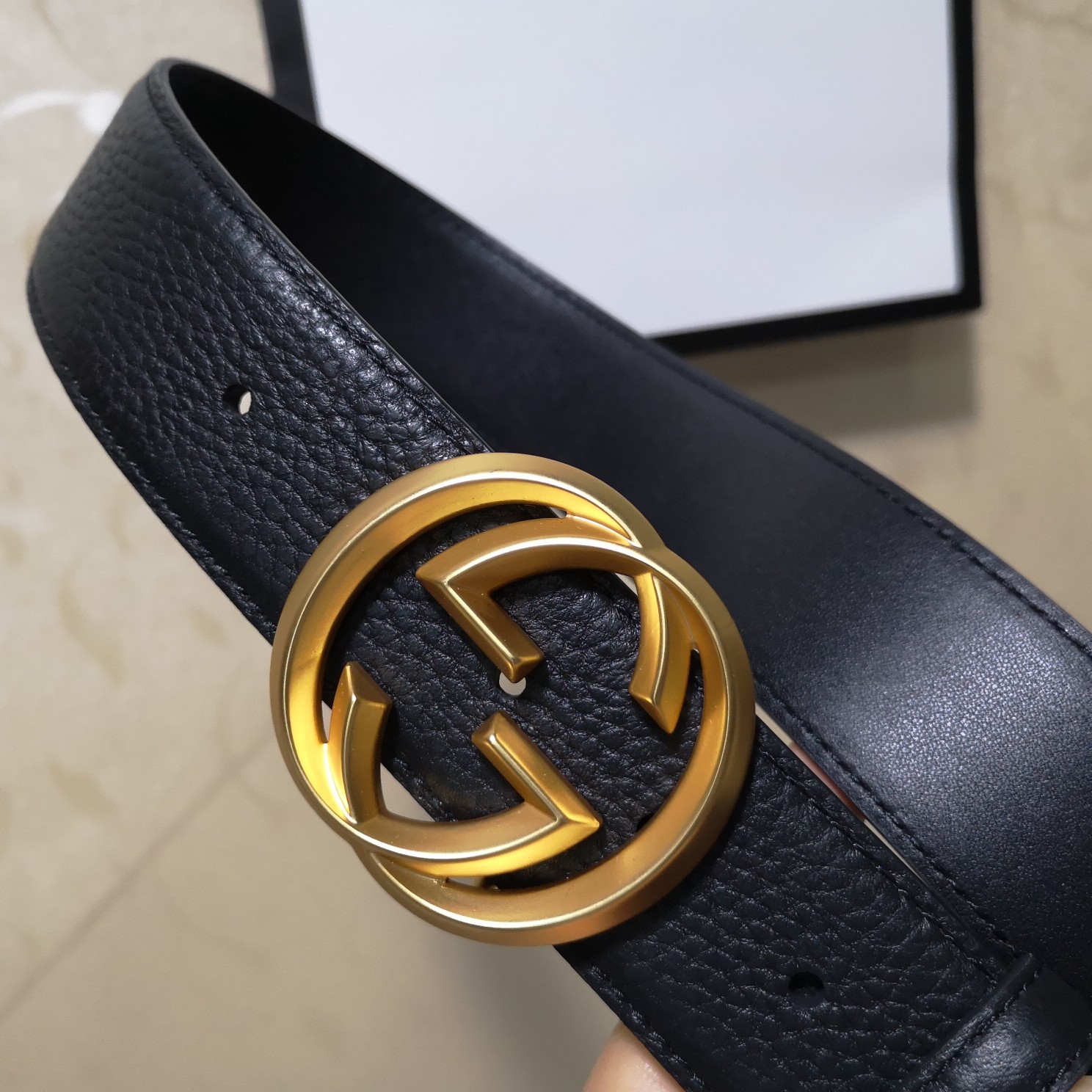 Gucci Basic Belt Top Grain Leather M