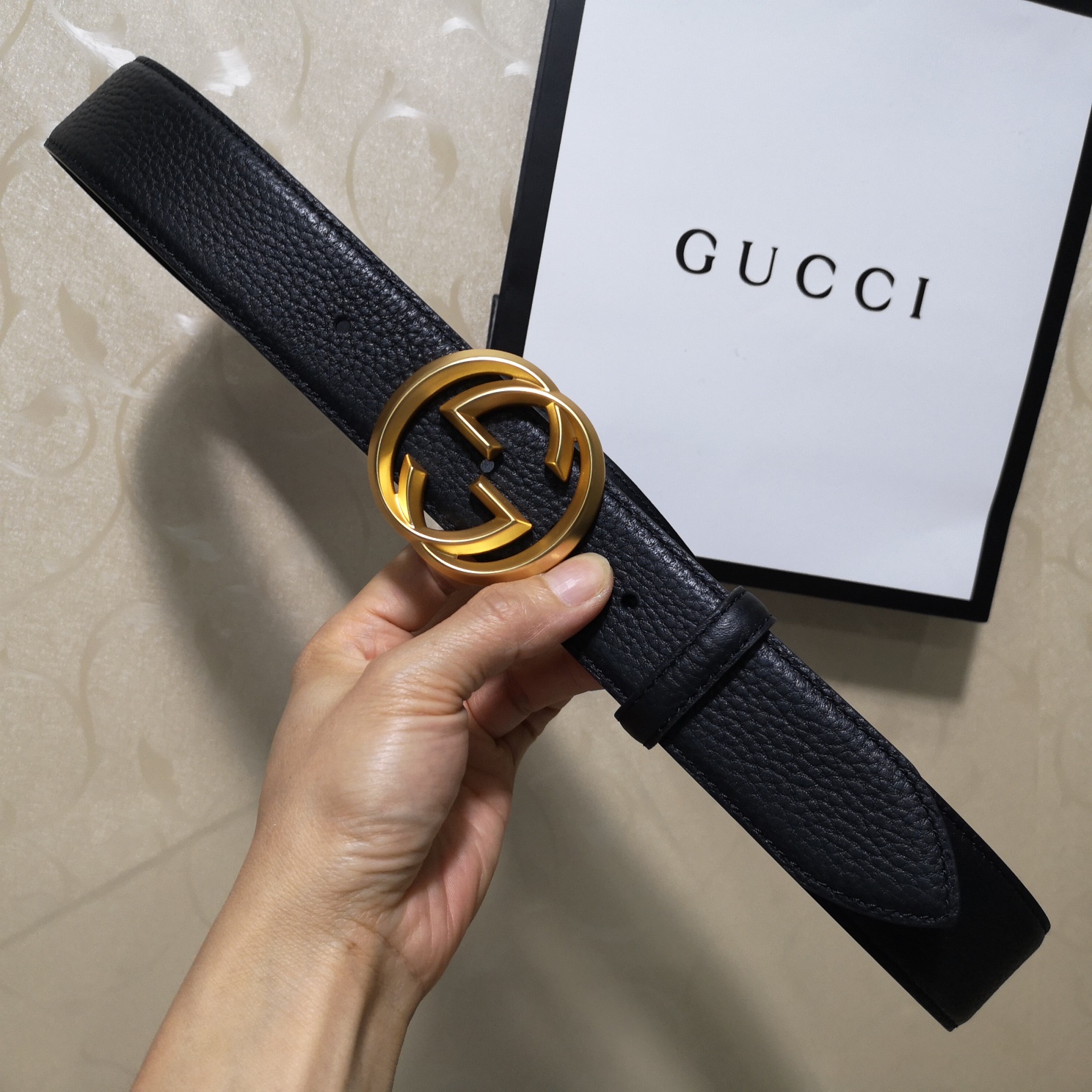 Gucci Basic Belt Top Grain Leather M