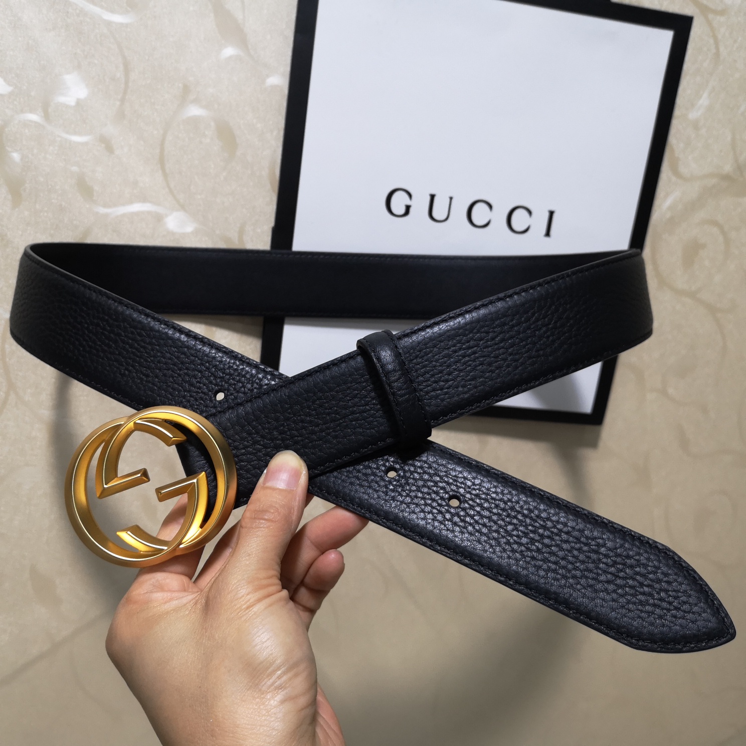 Gucci Basic Belt Top Grain Leather M