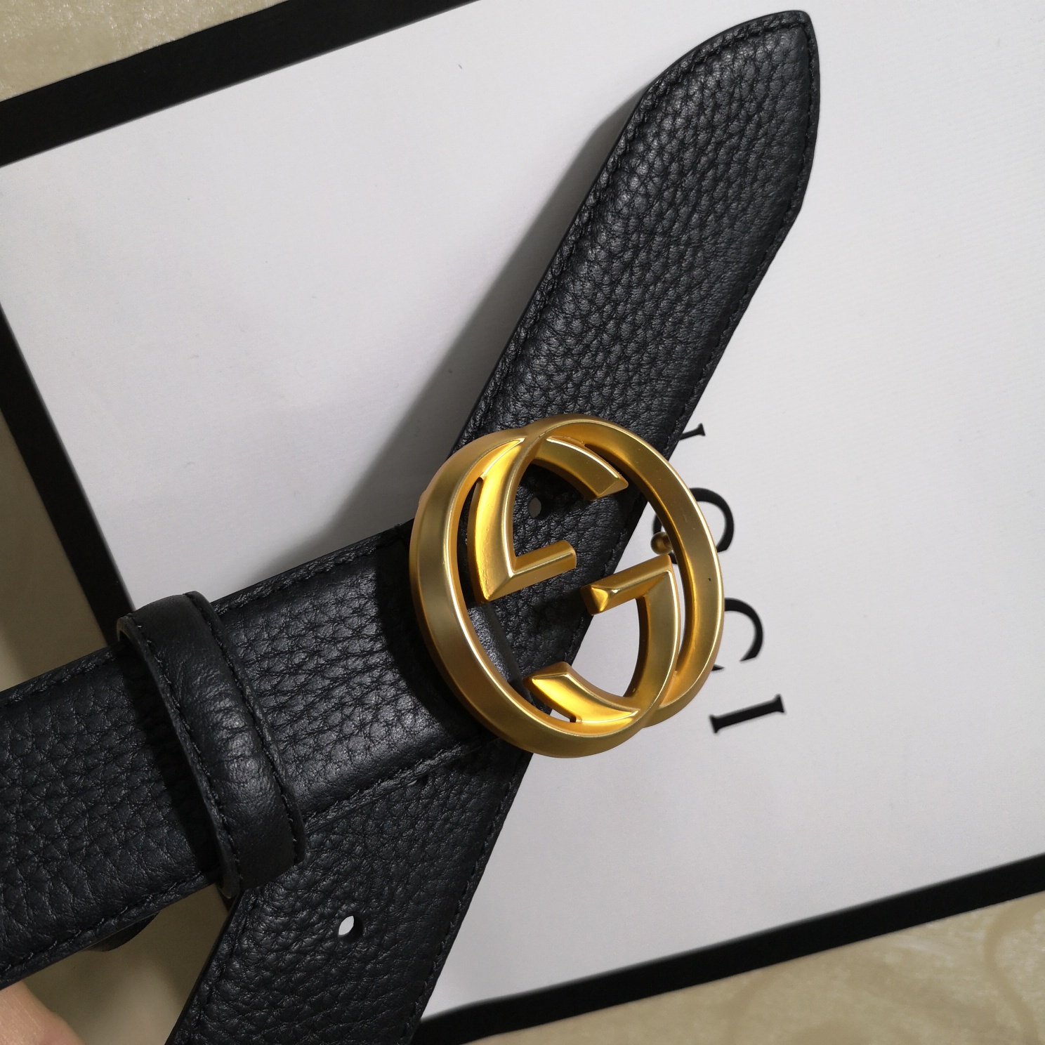 Gucci Basic Belt Top Grain Leather M