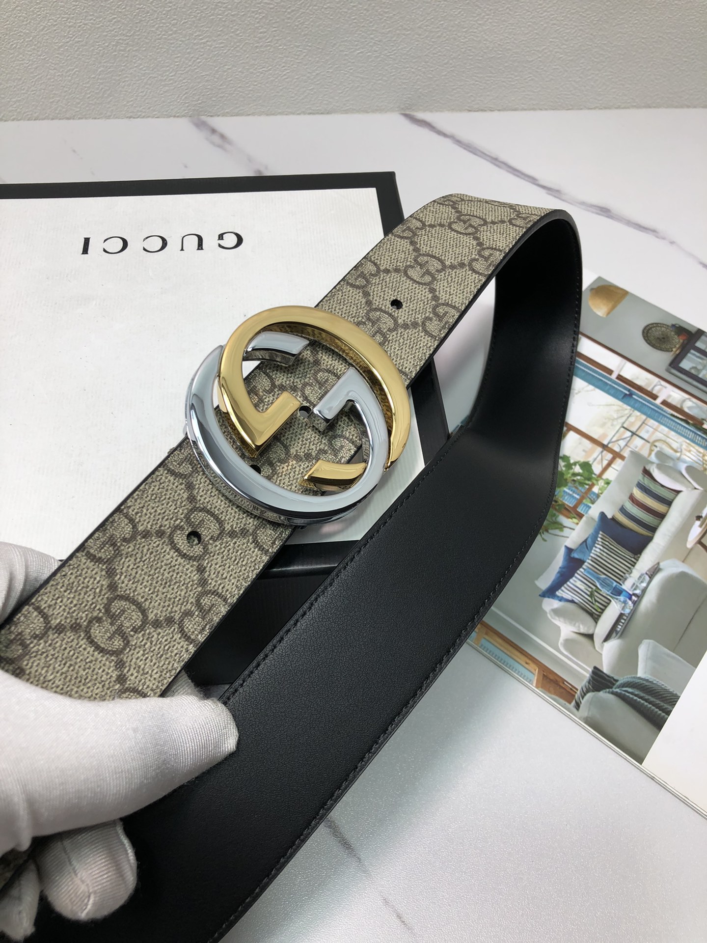 Gucci Basic Belt Cow Leather