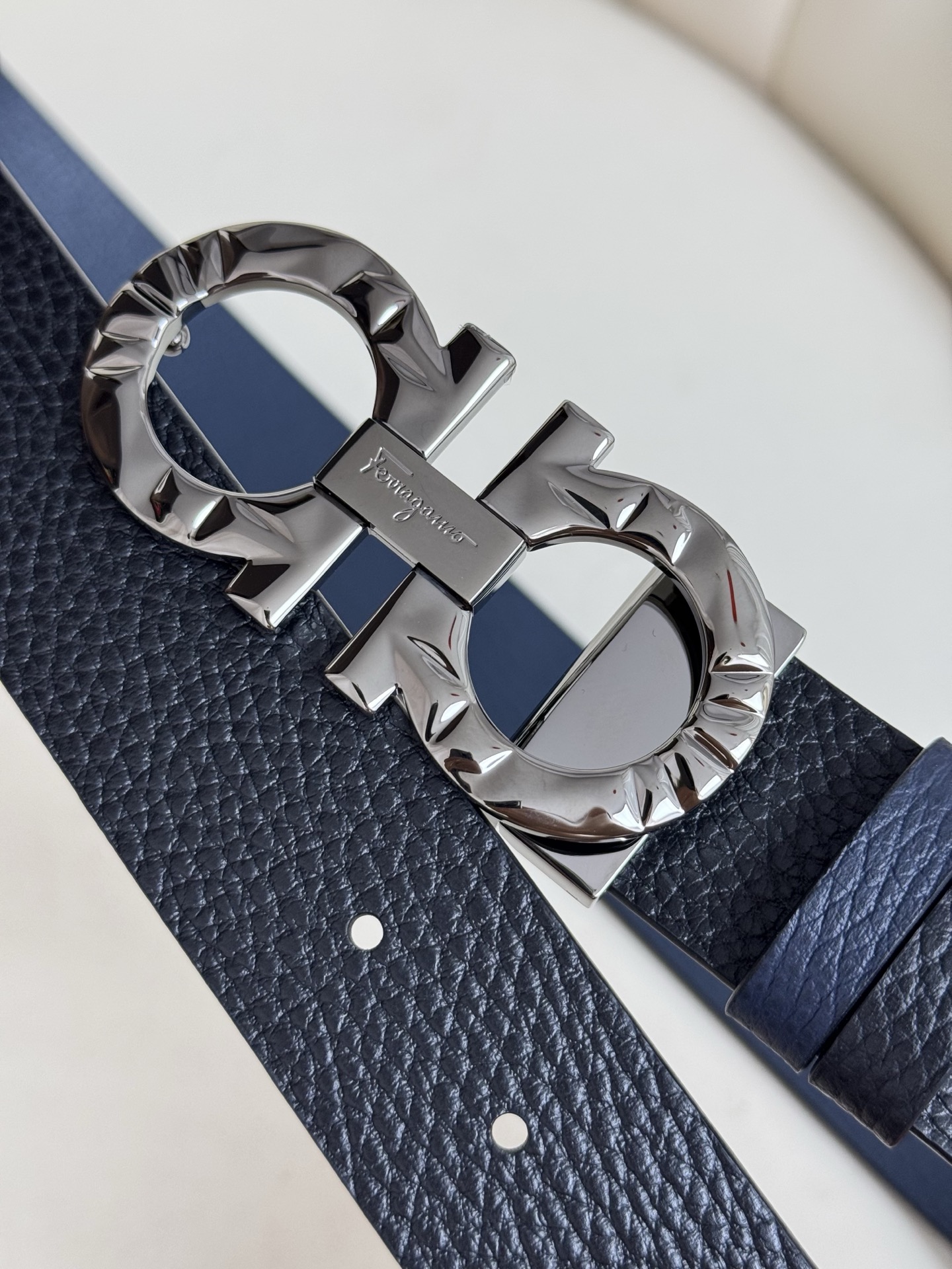 Salvatore Ferragamo Basic Belt Top Grain Leather