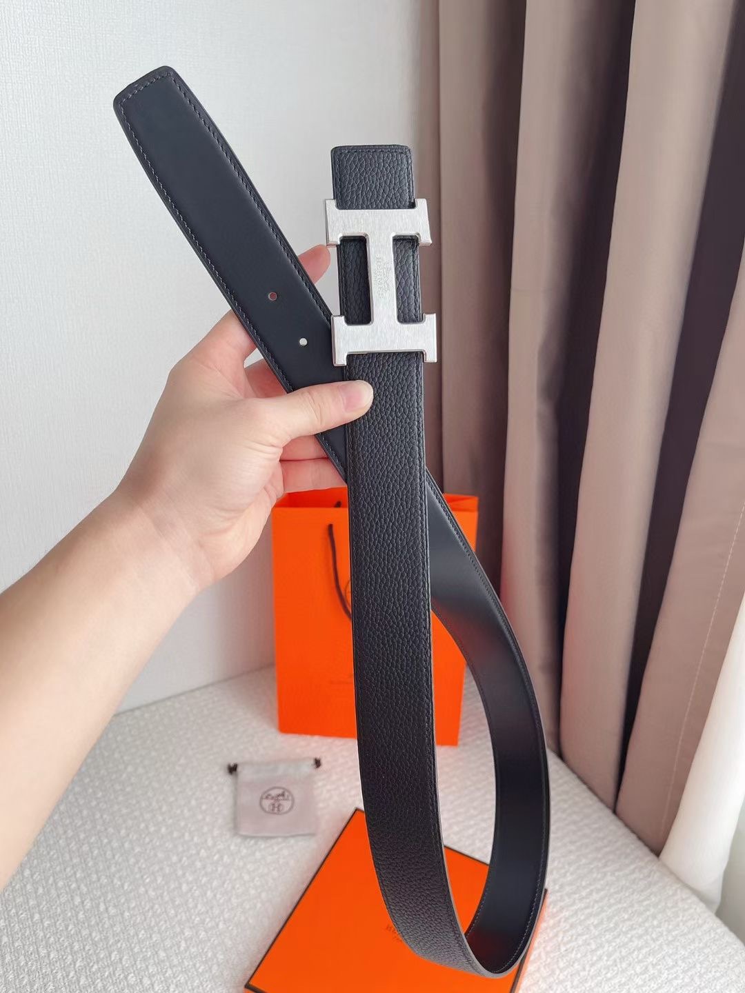 Hermès Basic Belt Cow Leather 48mm-s-m-l