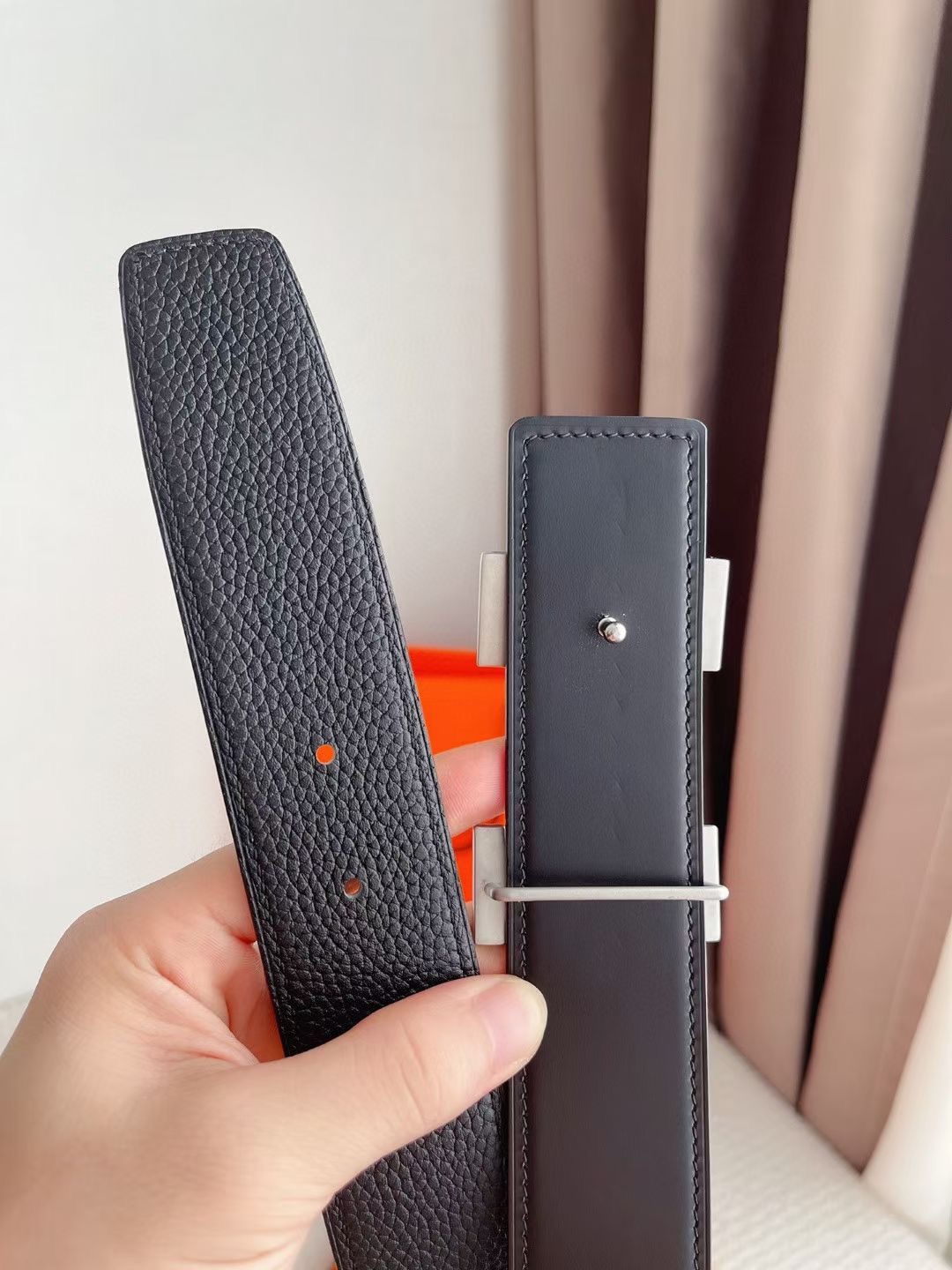 Hermès Basic Belt Cow Leather 48mm-s-m-l