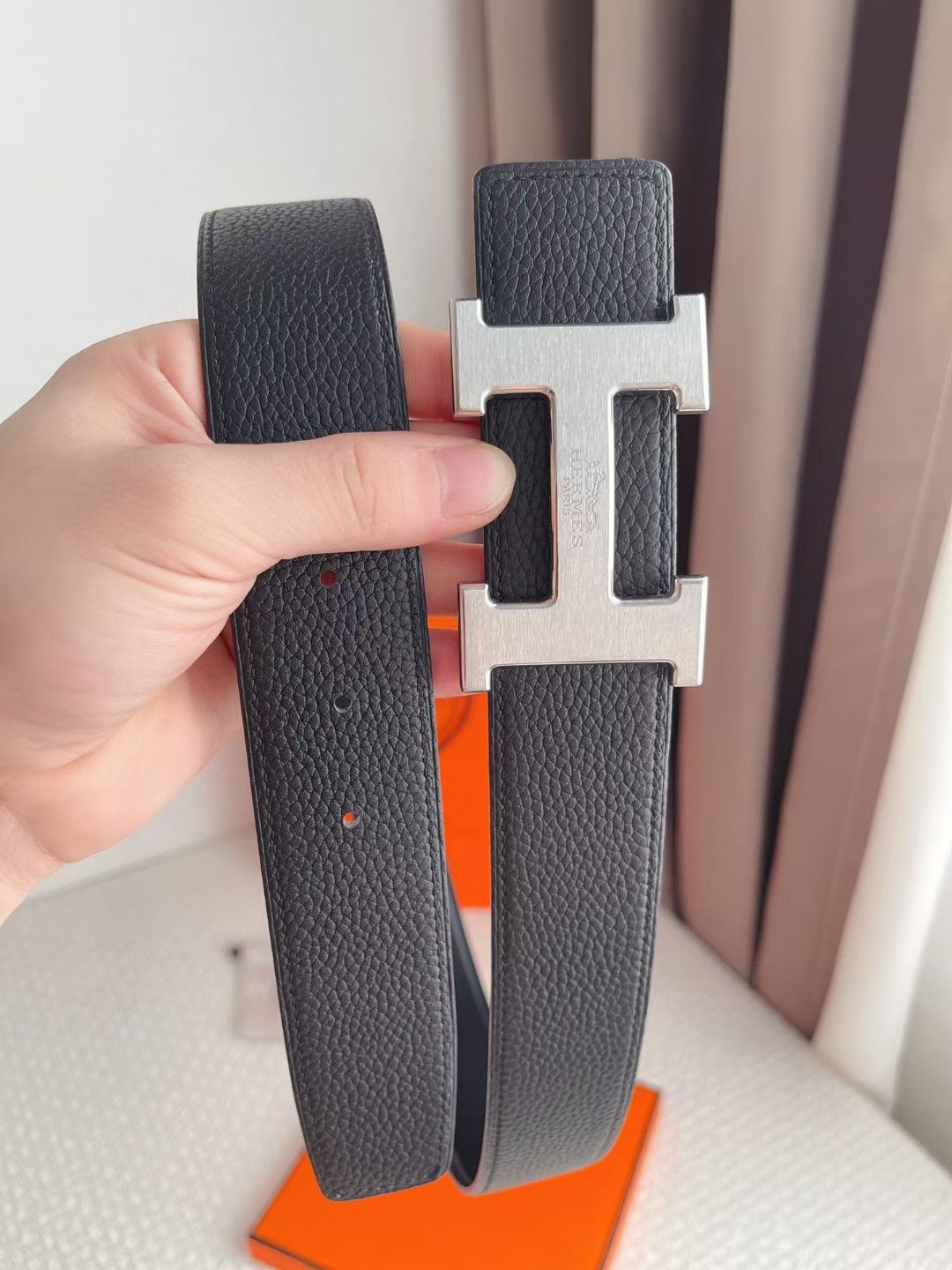 Hermès Basic Belt Cow Leather 48mm-s-m-l