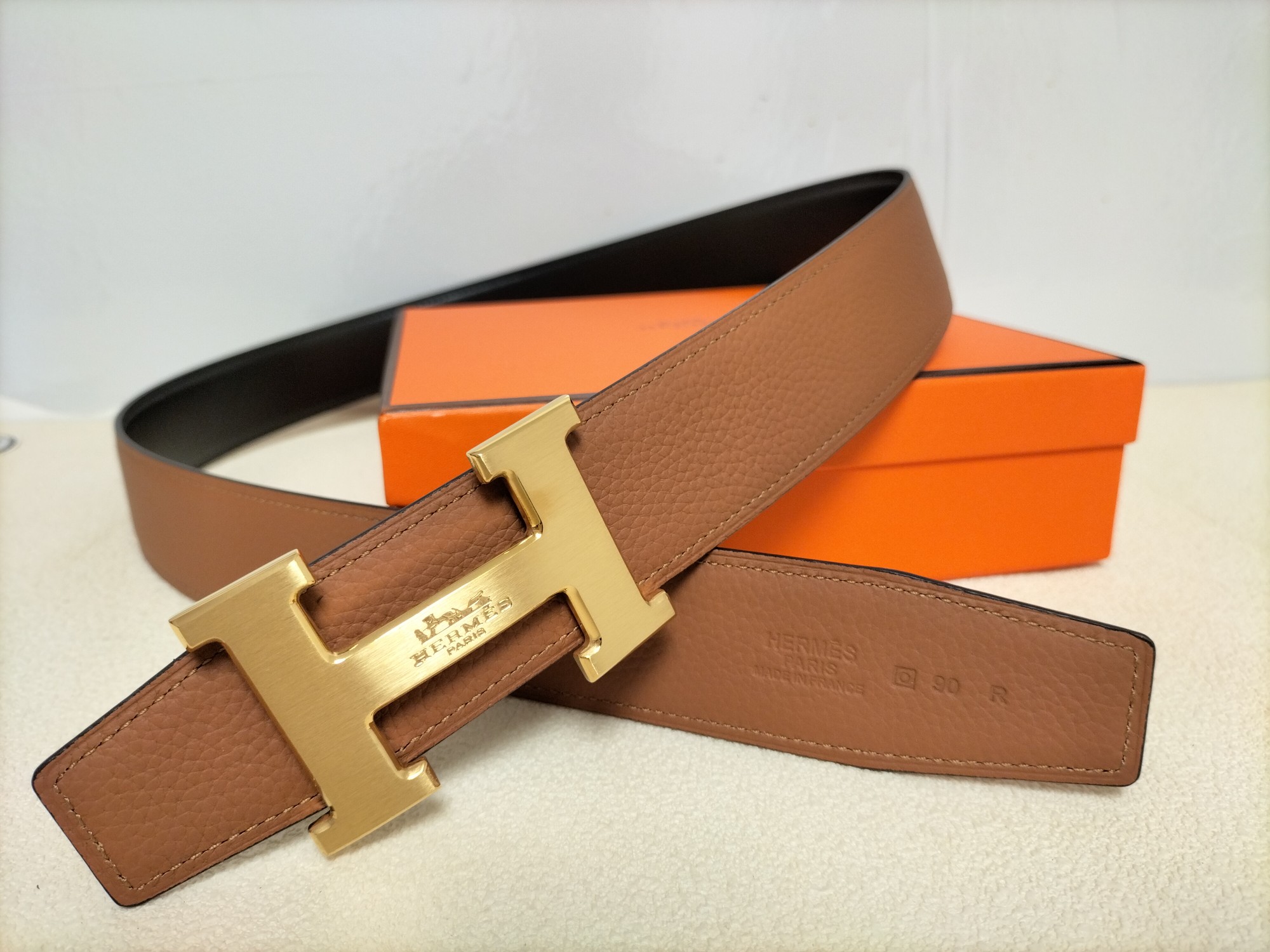 Hermès Basic Belt Top Grain Leather