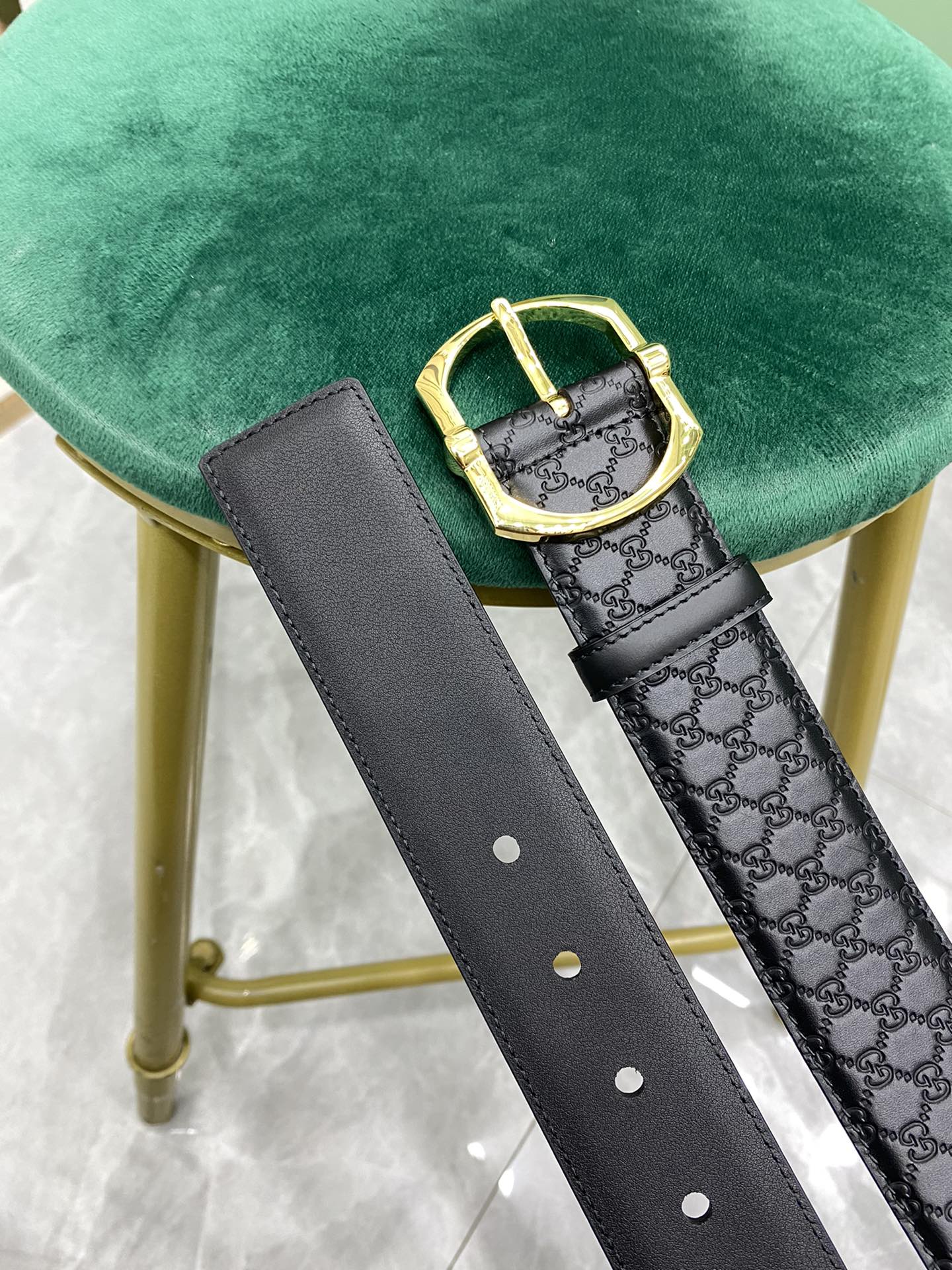 Gucci Pin Buckle Belt Black