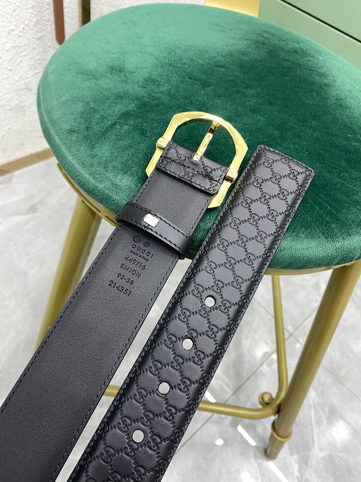 Gucci Pin Buckle Belt Black