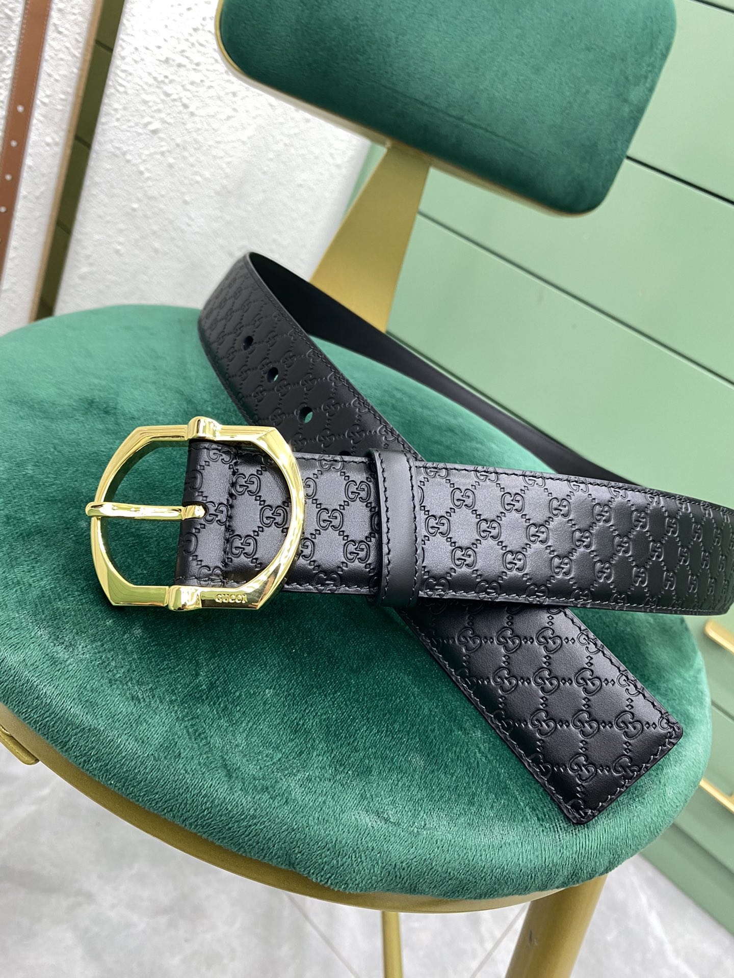 Gucci Pin Buckle Belt Black