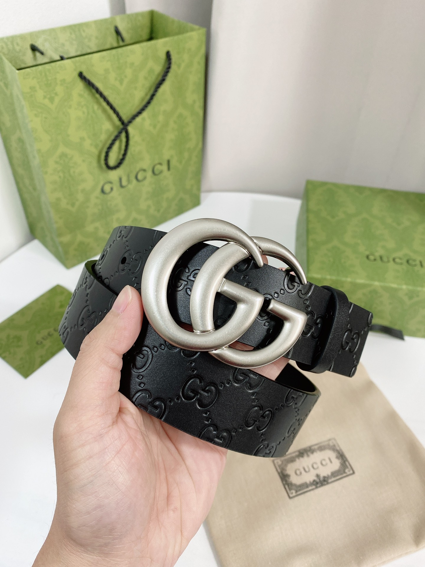 Gucci Male Basic Belt Cow Leather M