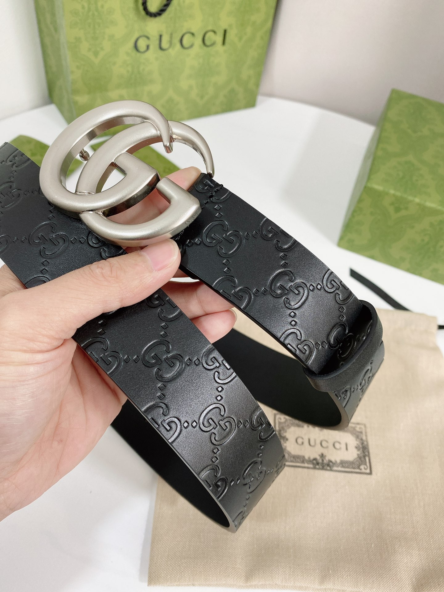 Gucci Male Basic Belt Cow Leather M