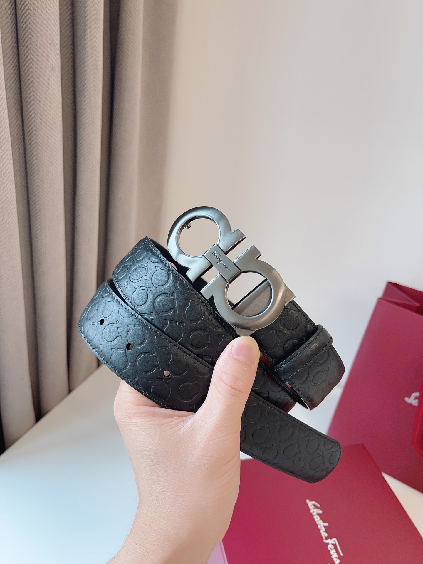 Salvatore Ferragamo Basic Belt Cow Leather M