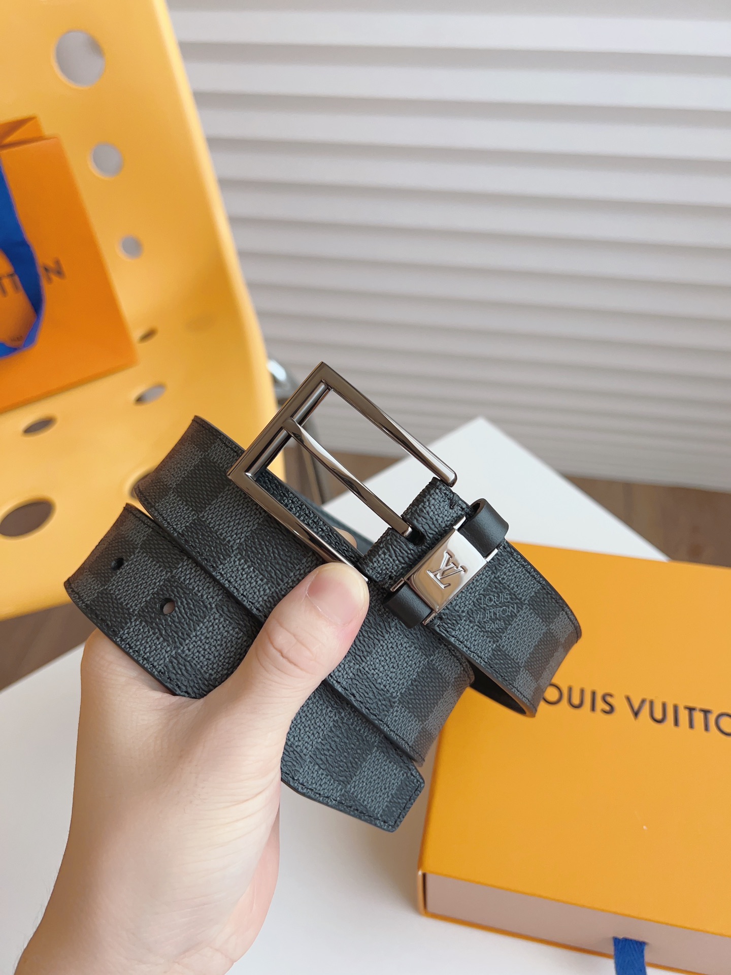 Louis Vuitton Male Basic Belt 35mm-l