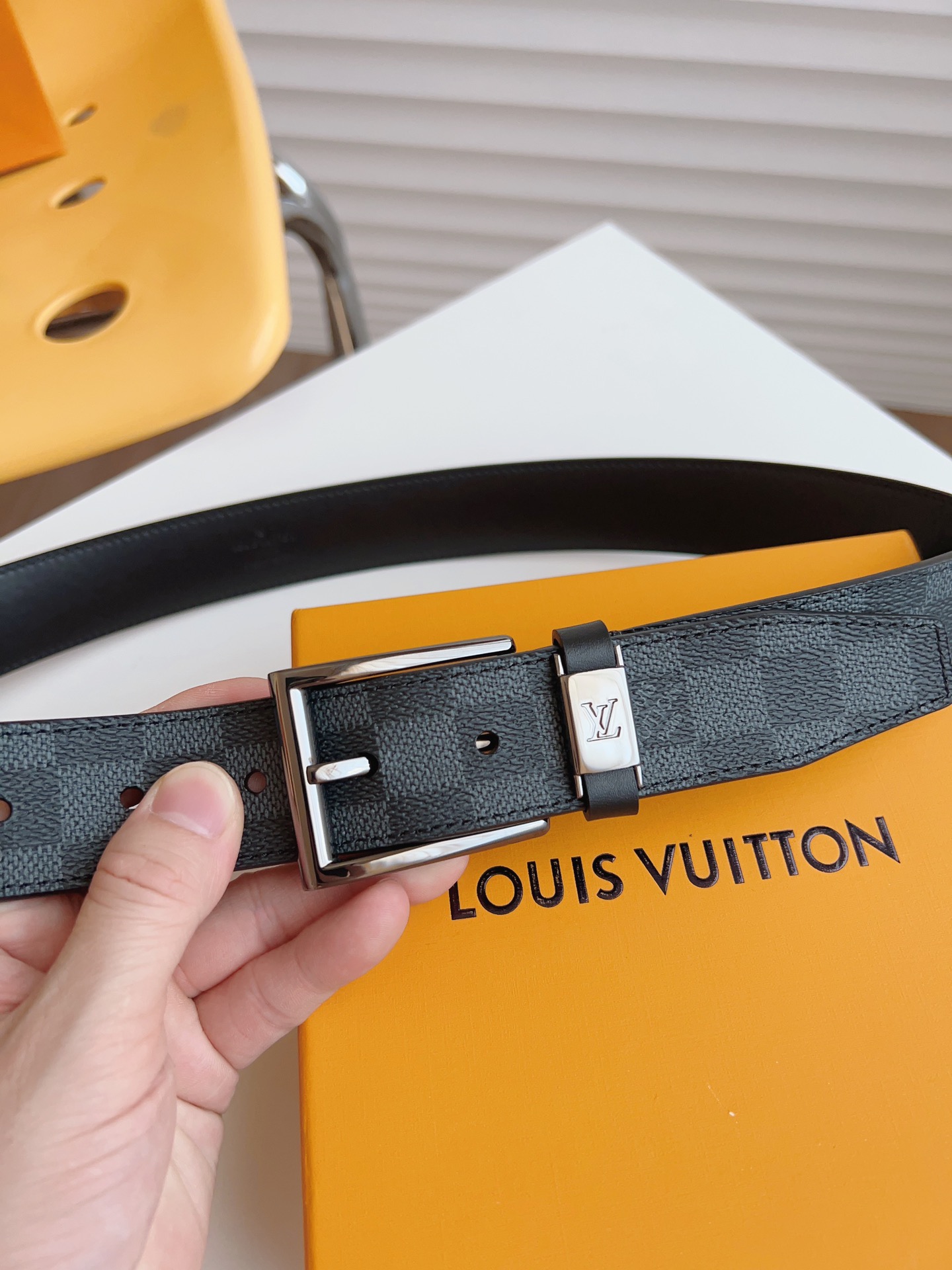 Louis Vuitton Male Basic Belt 35mm-l