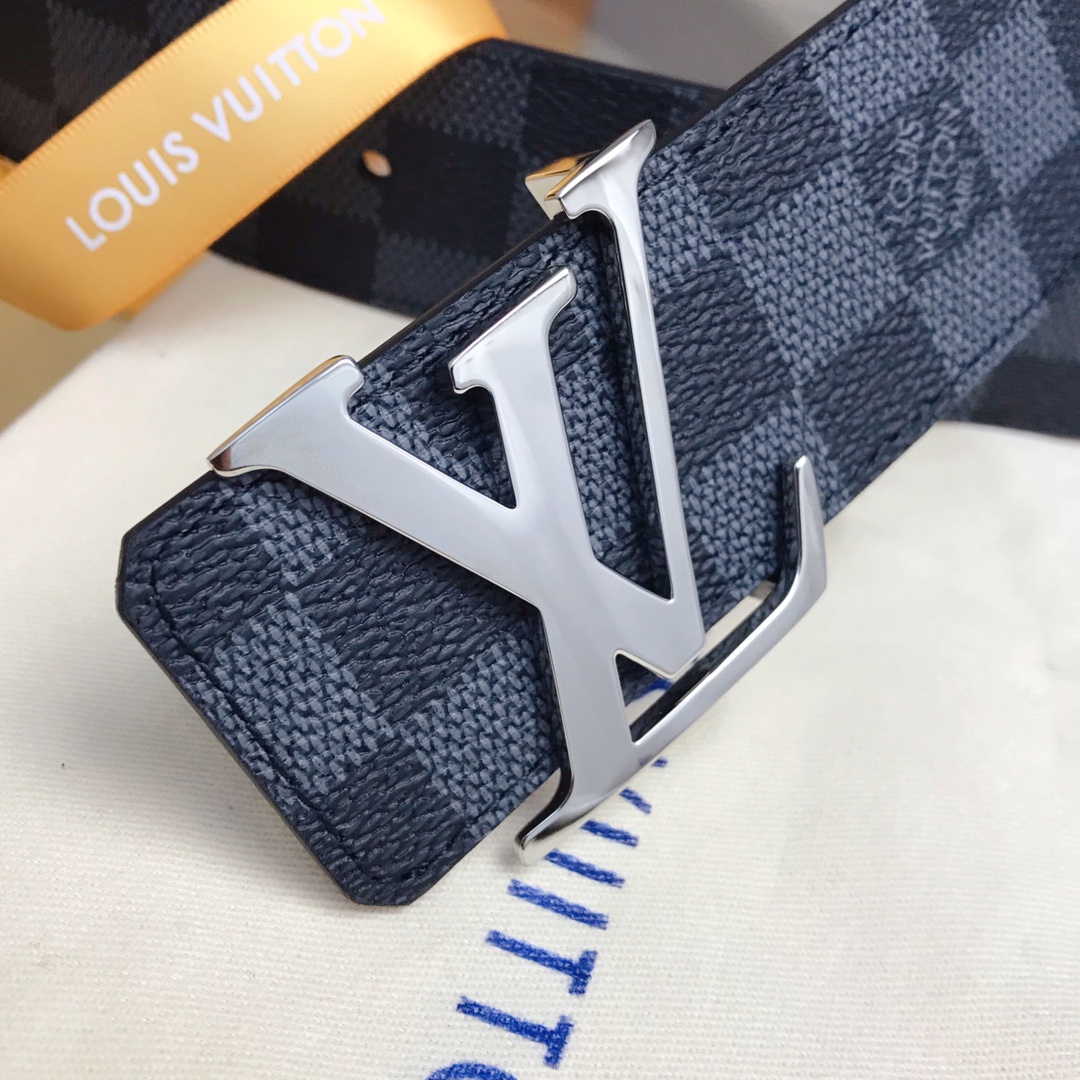 Louis Vuitton Male Basic Belt Cow Leather S-m-l