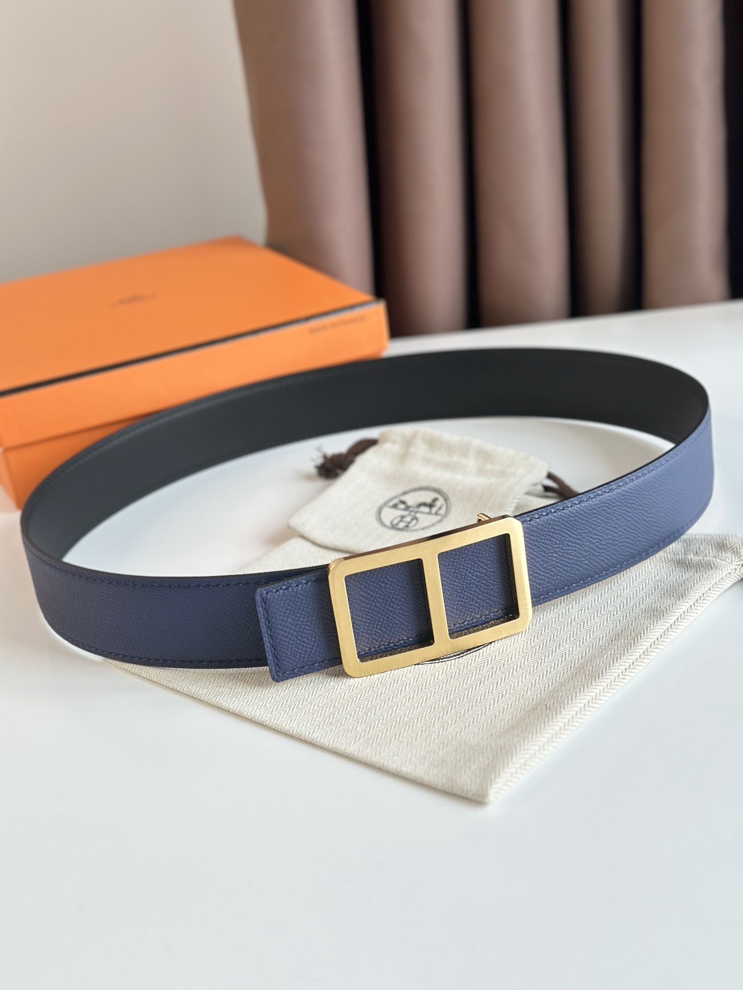 Hermès Male Basic Belt 38mm-s-m-l