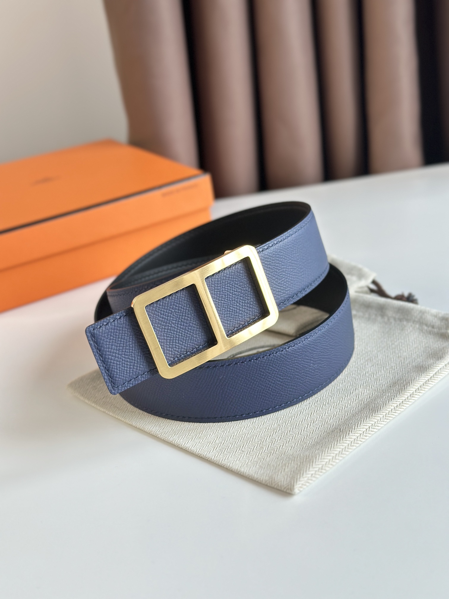 Hermès Male Basic Belt 38mm-s-m-l