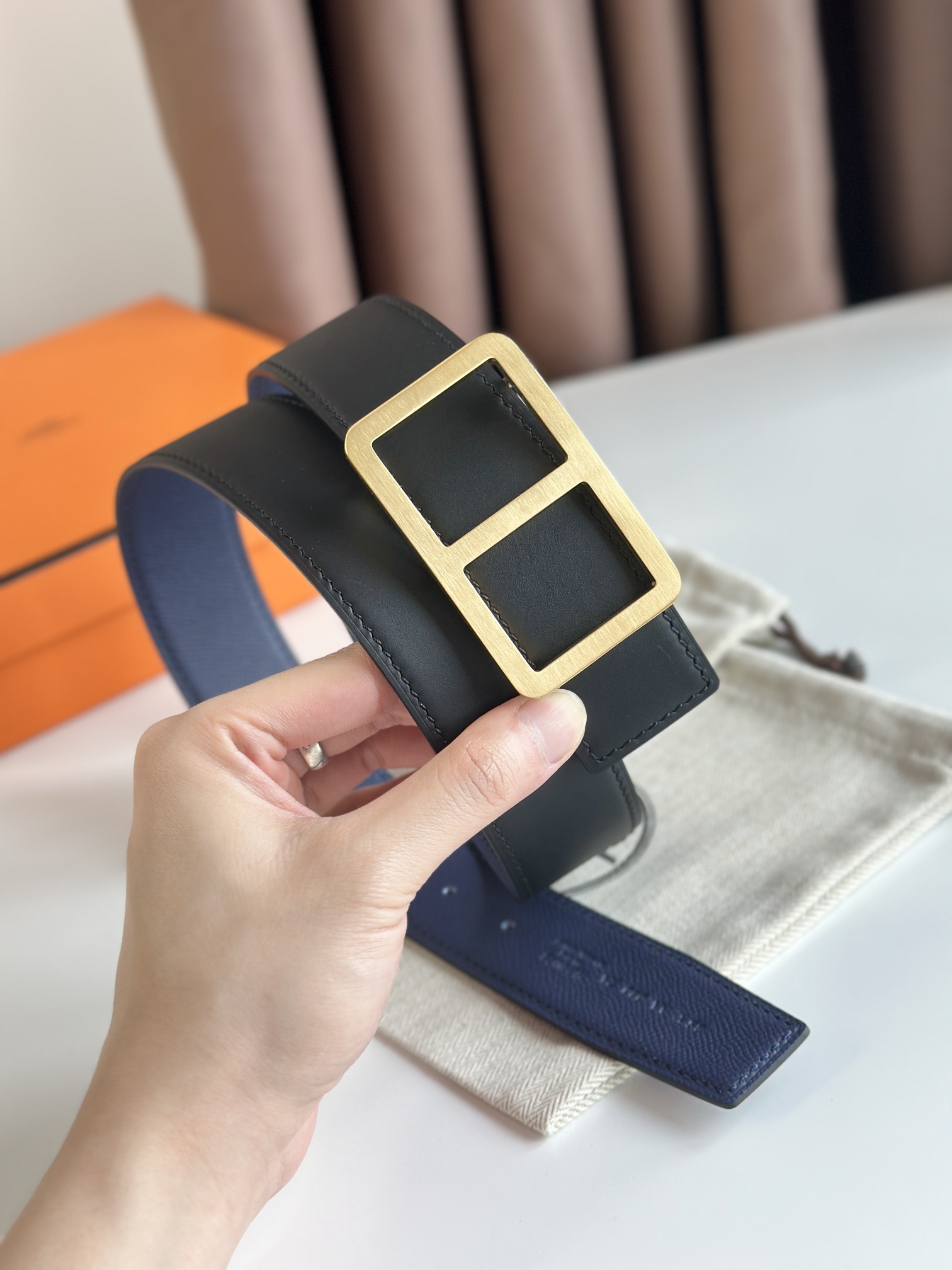 Hermès Male Basic Belt 38mm-s-m-l