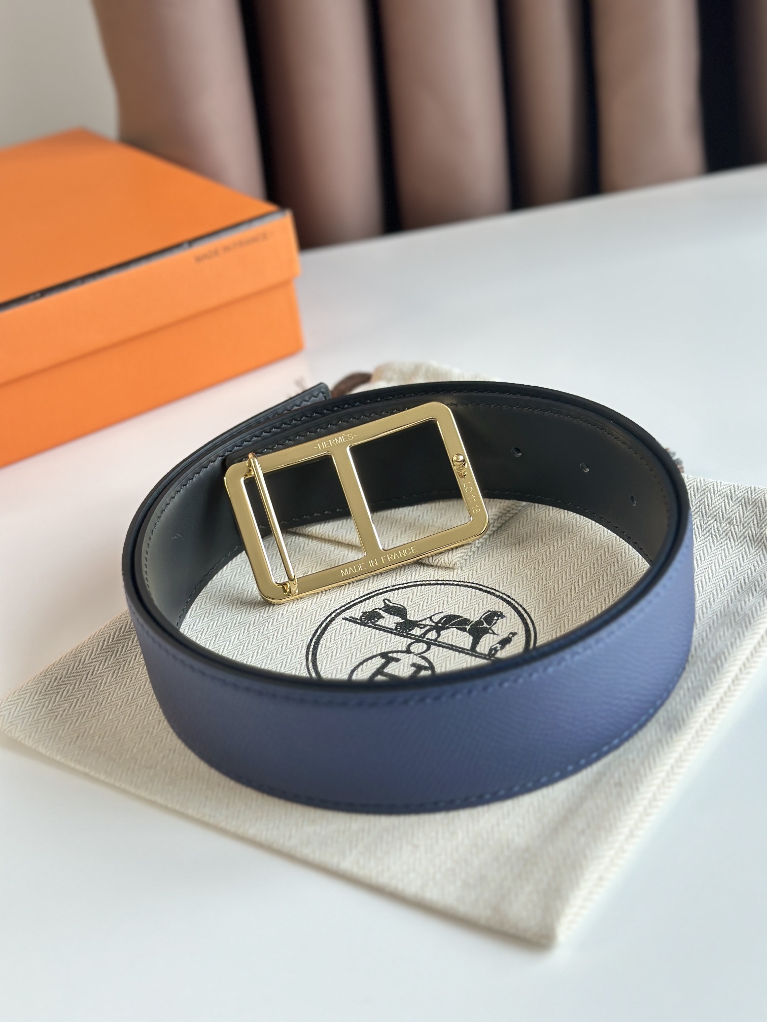 Hermès Male Basic Belt 38mm-s-m-l