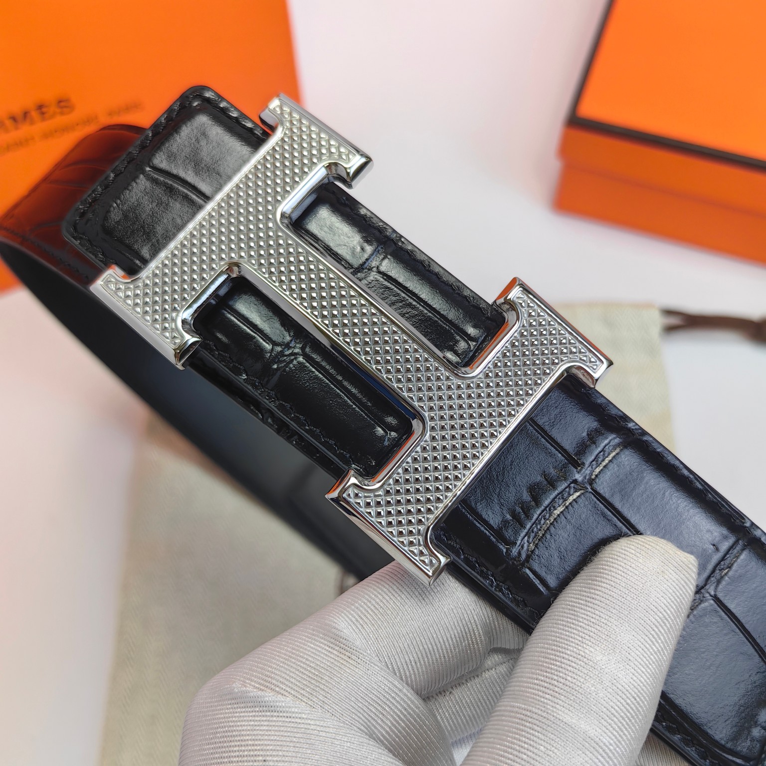 Hermès Male Basic Belt 38mm-s-m