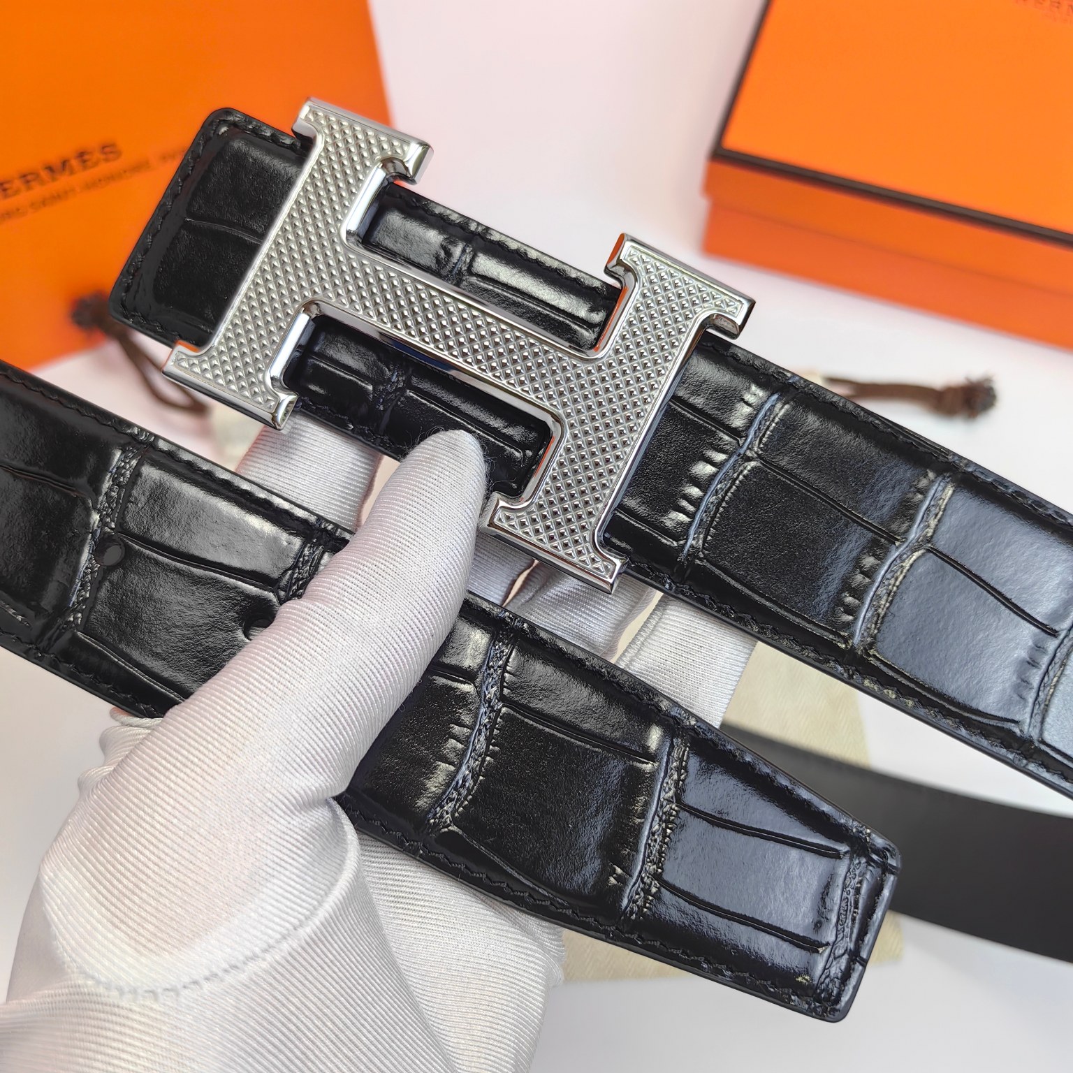 Hermès Male Basic Belt 38mm-s-m