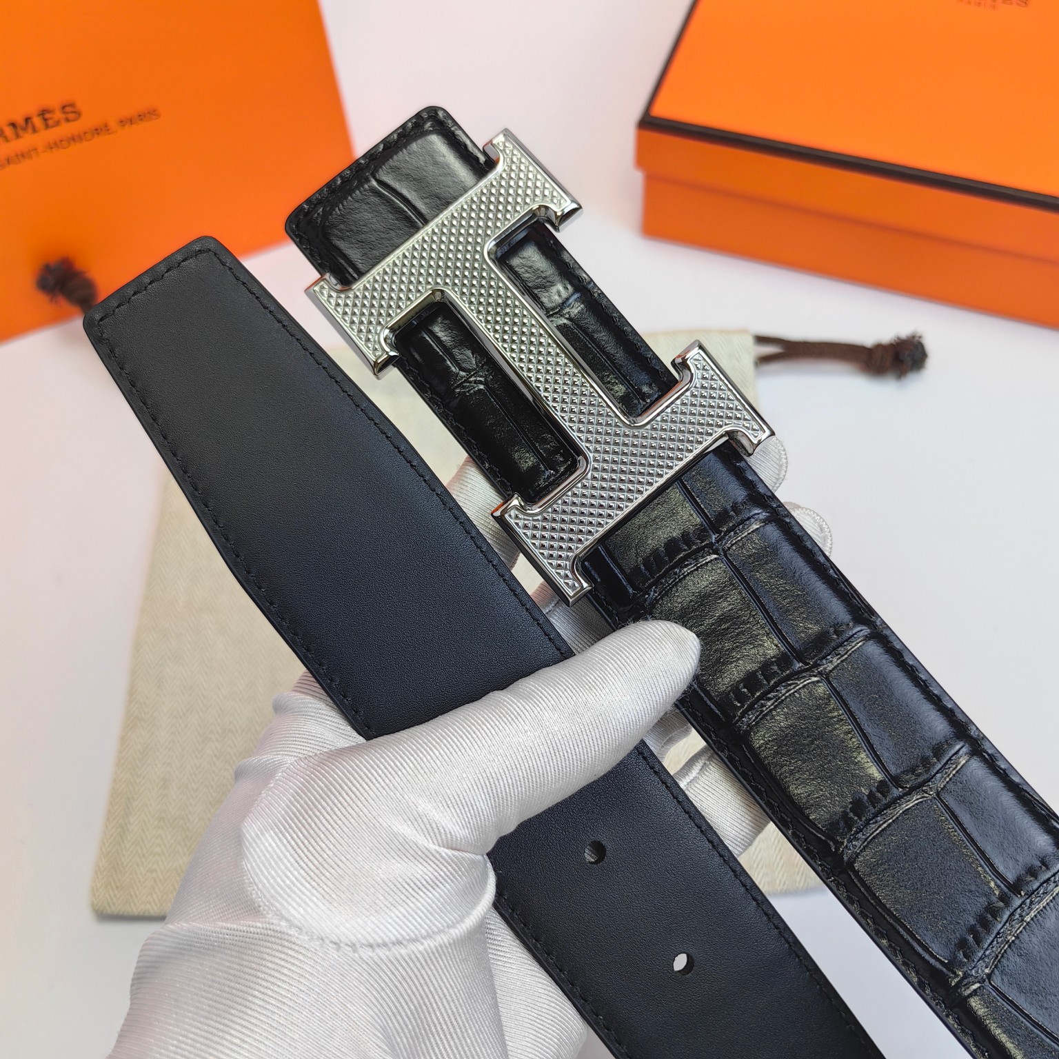 Hermès Male Basic Belt 38mm-s-m