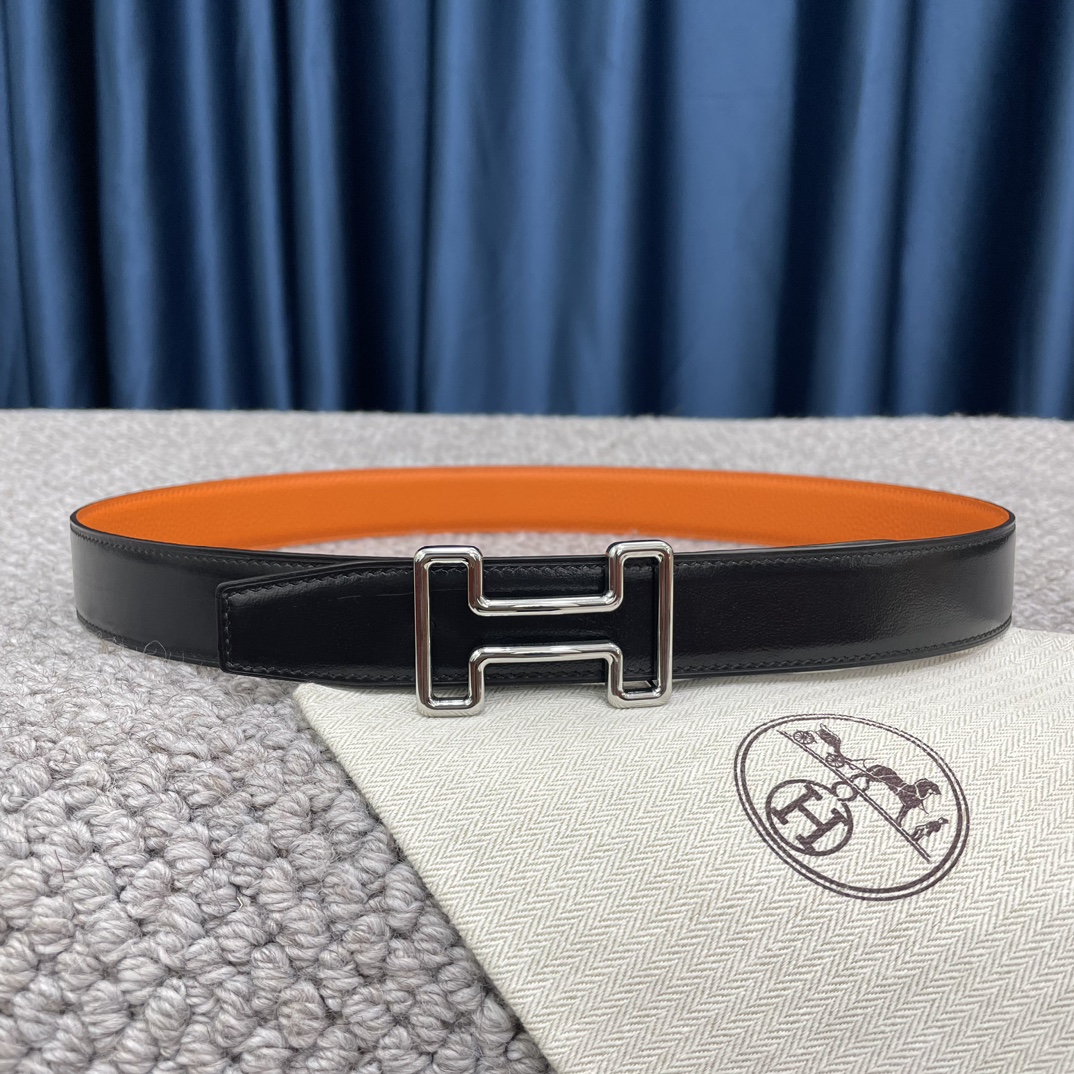 Hermès Male Leather Belt S-m
