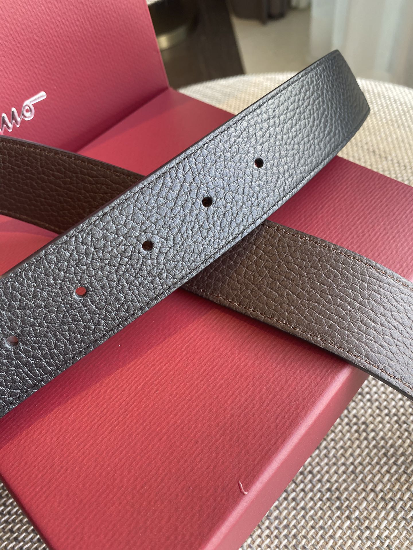 Salvatore Ferragamo Basic Belt Cow Leather M