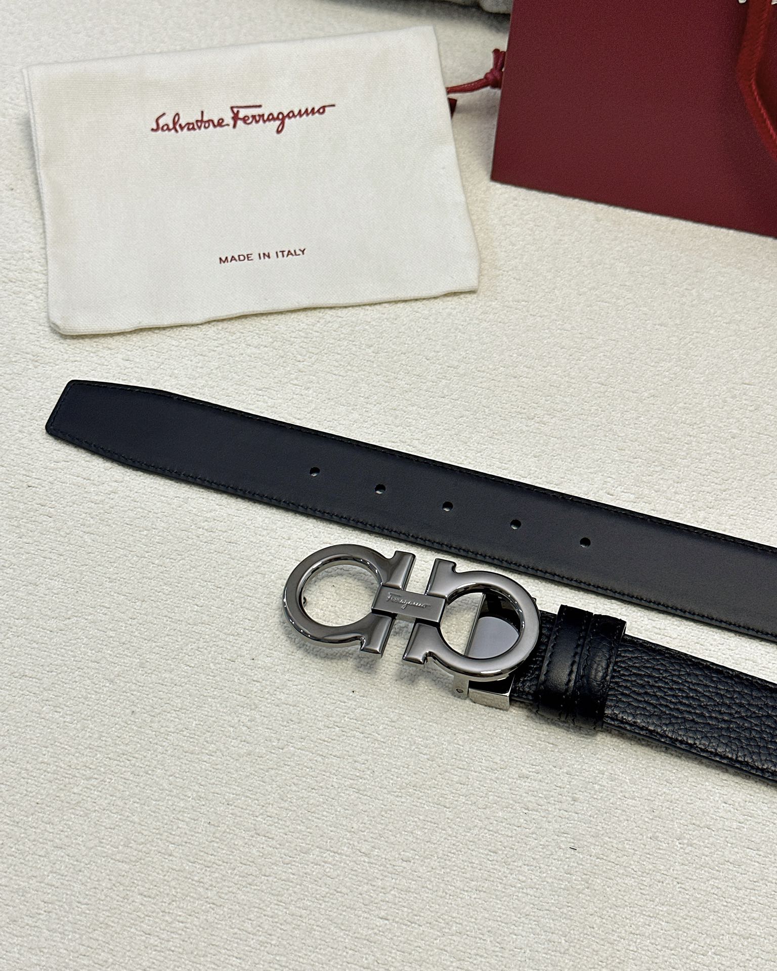 Salvatore Ferragamo Male Basic Belt Cow Leather M