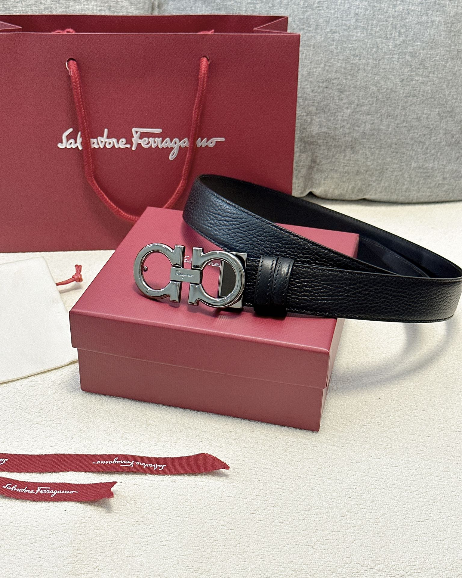 Salvatore Ferragamo Male Basic Belt Cow Leather M